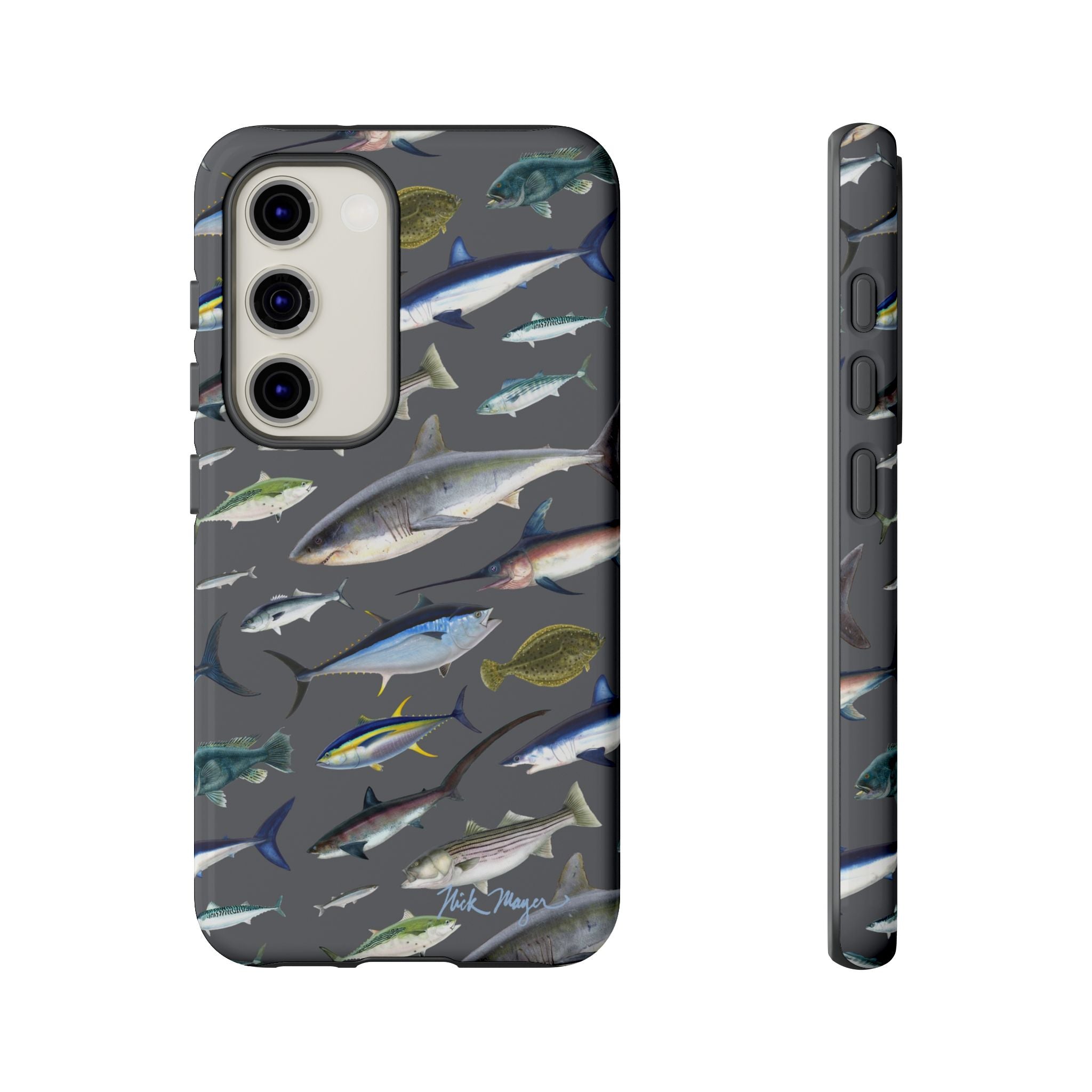 New England Offshore Fish Grey Phone Case, NEW!  (Samsung)