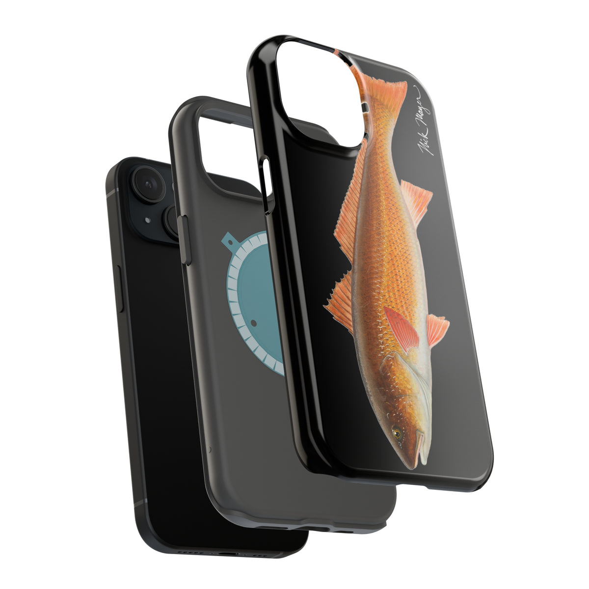 Redfish MagSafe Black iPhone Case
