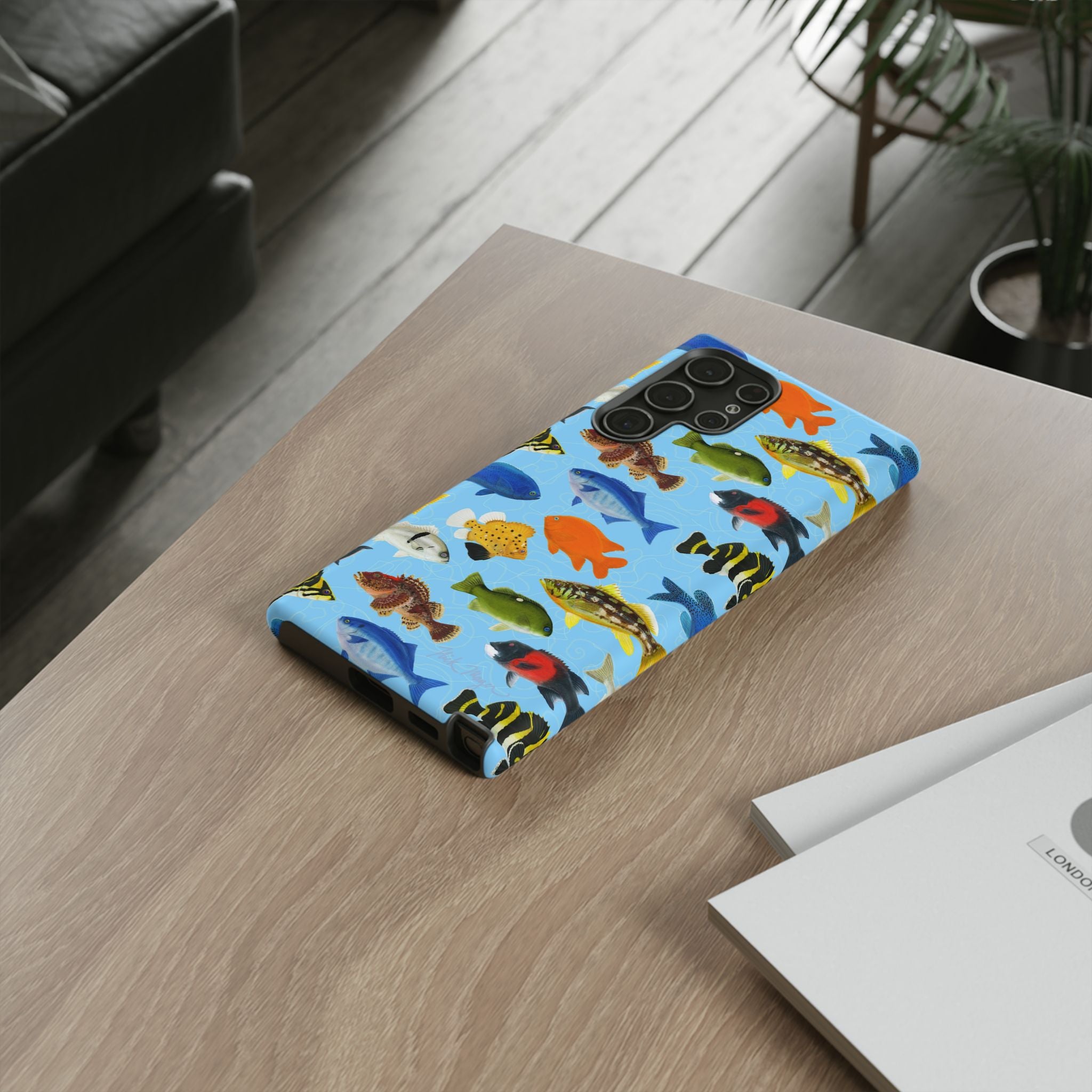 NEW California Fish Blue Phone Case (Samsung)