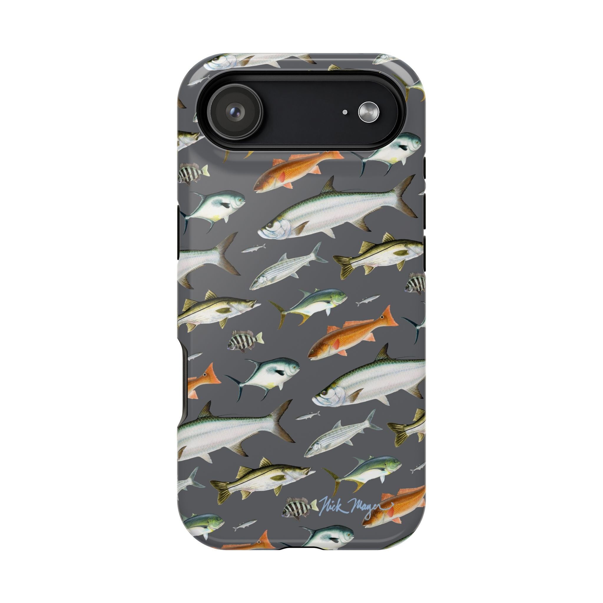 Southern Fish Grey MagSafe iPhone Case
