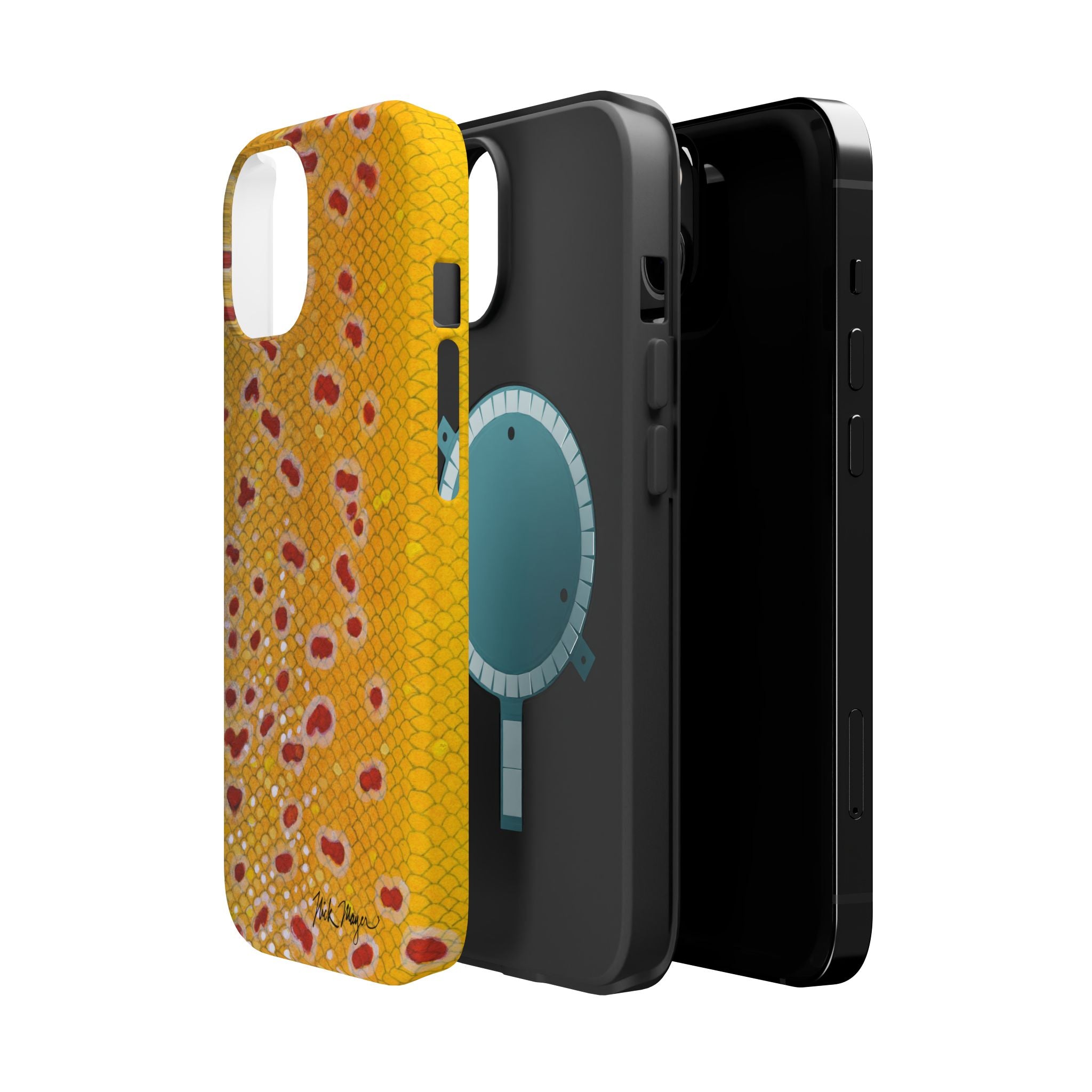 Brown Trout 3 Skin MagSafe iPhone Case