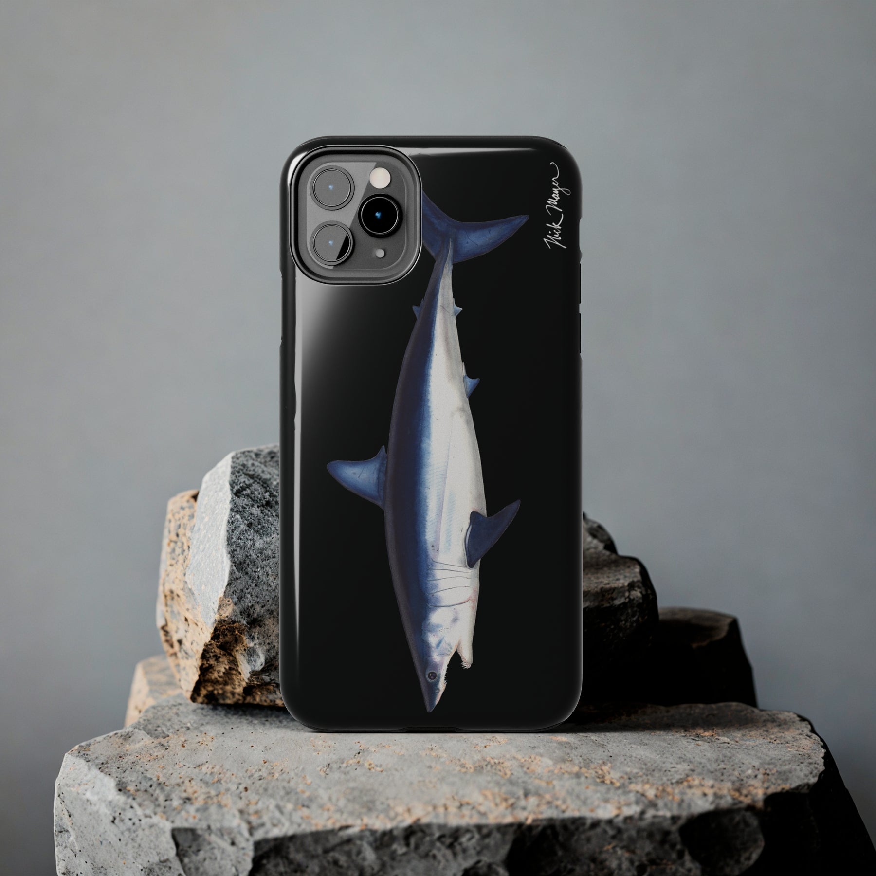 Mako Shark Black iPhone Case
