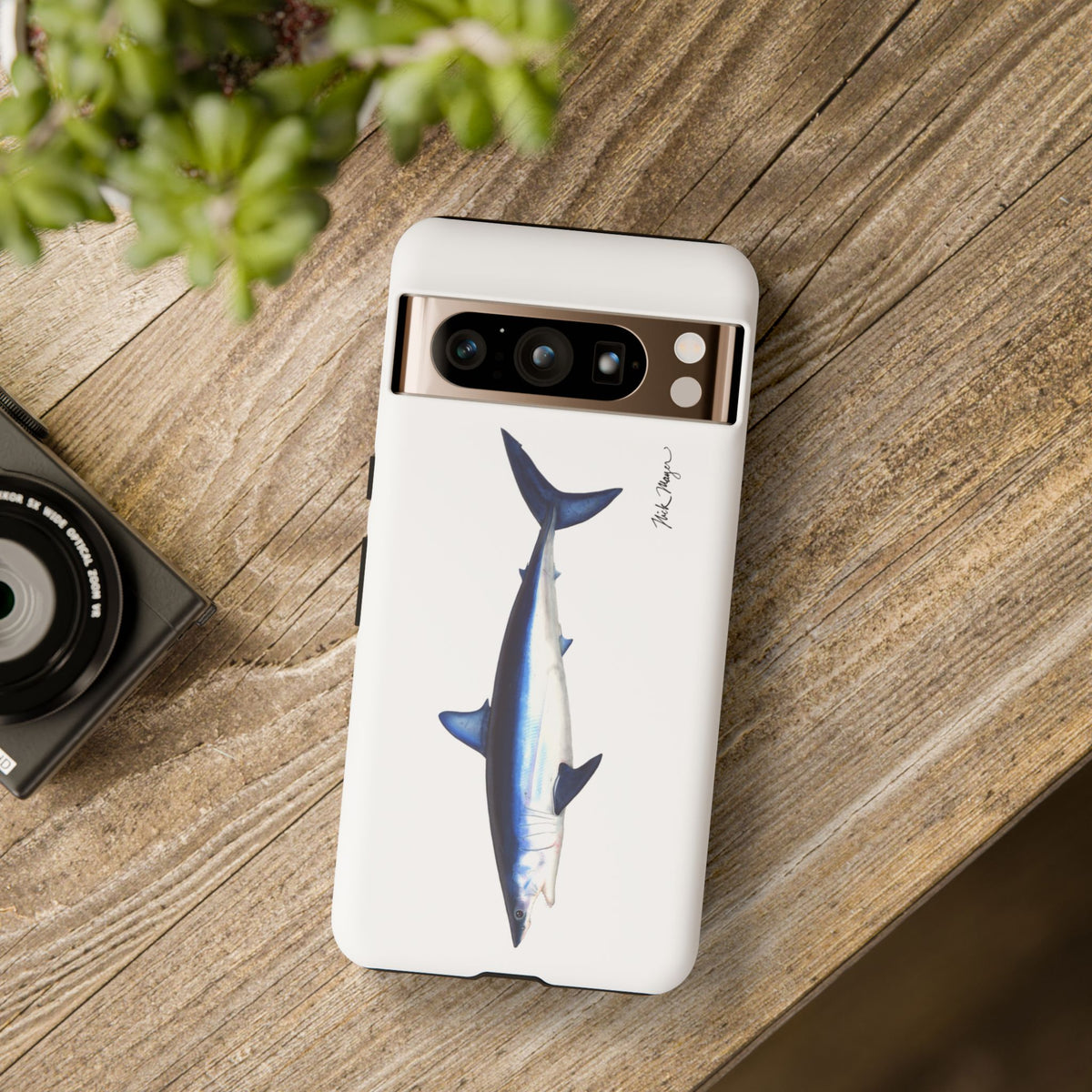Mako Shark White Phone Case (Samsung) Printify