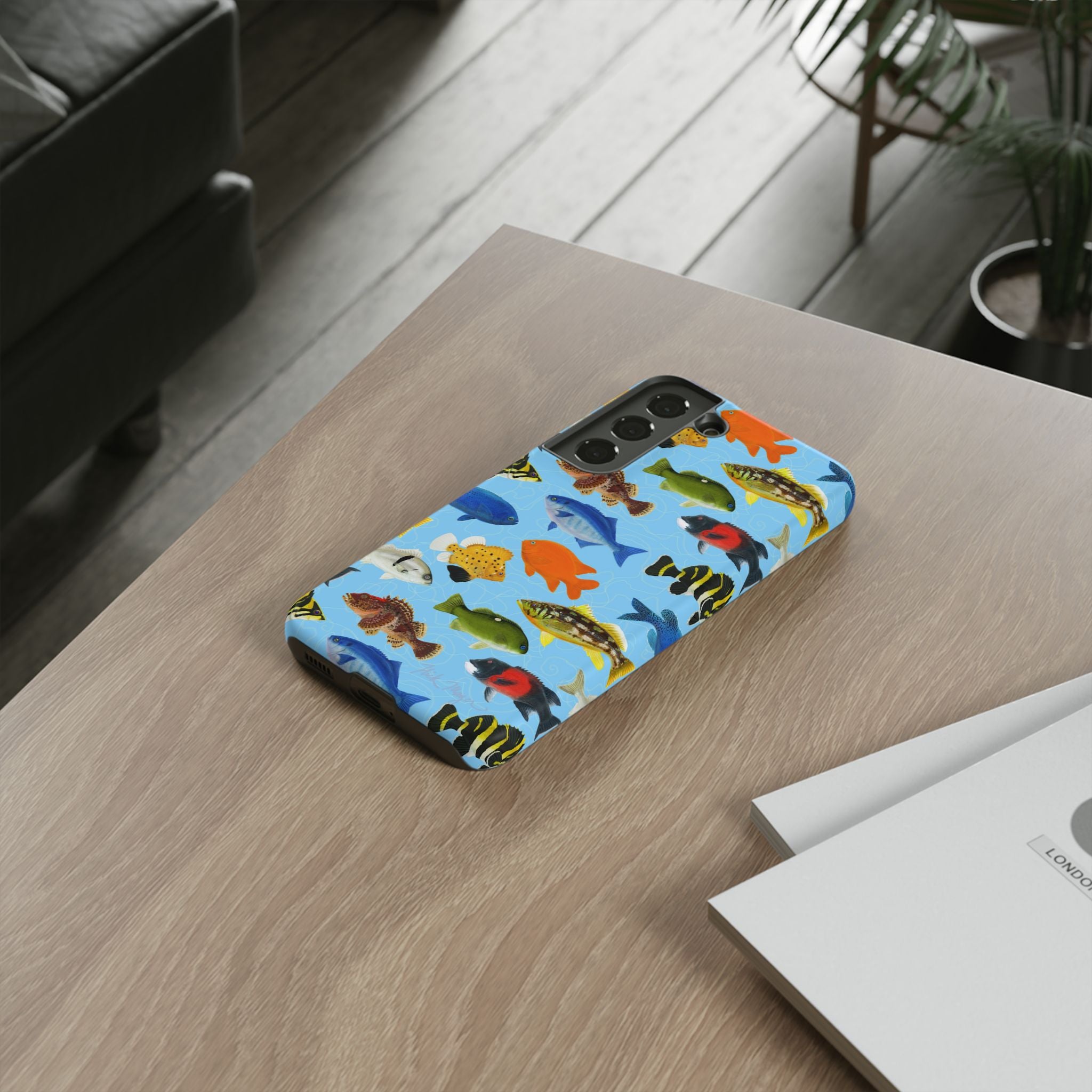 NEW California Fish Blue Phone Case (Samsung)