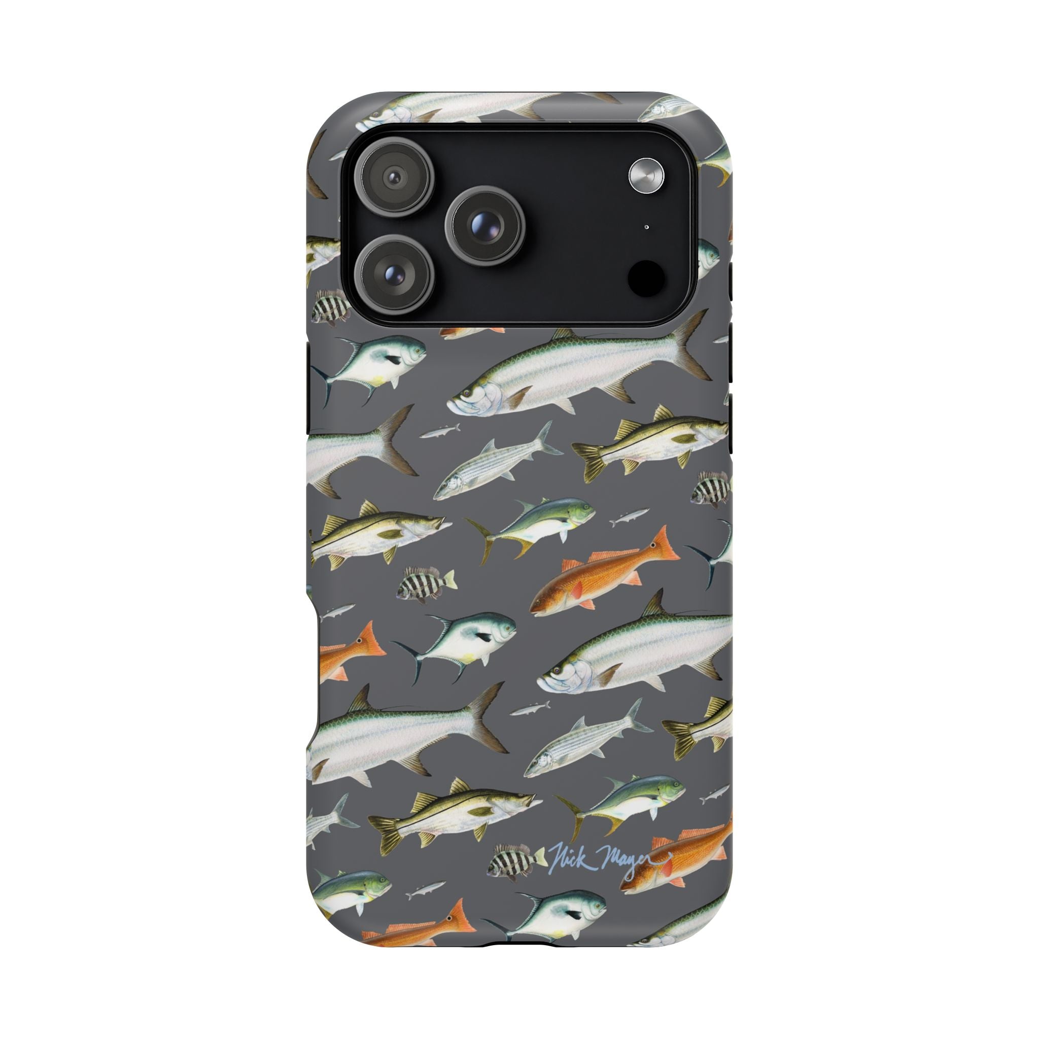 Southern Fish Grey MagSafe iPhone Case