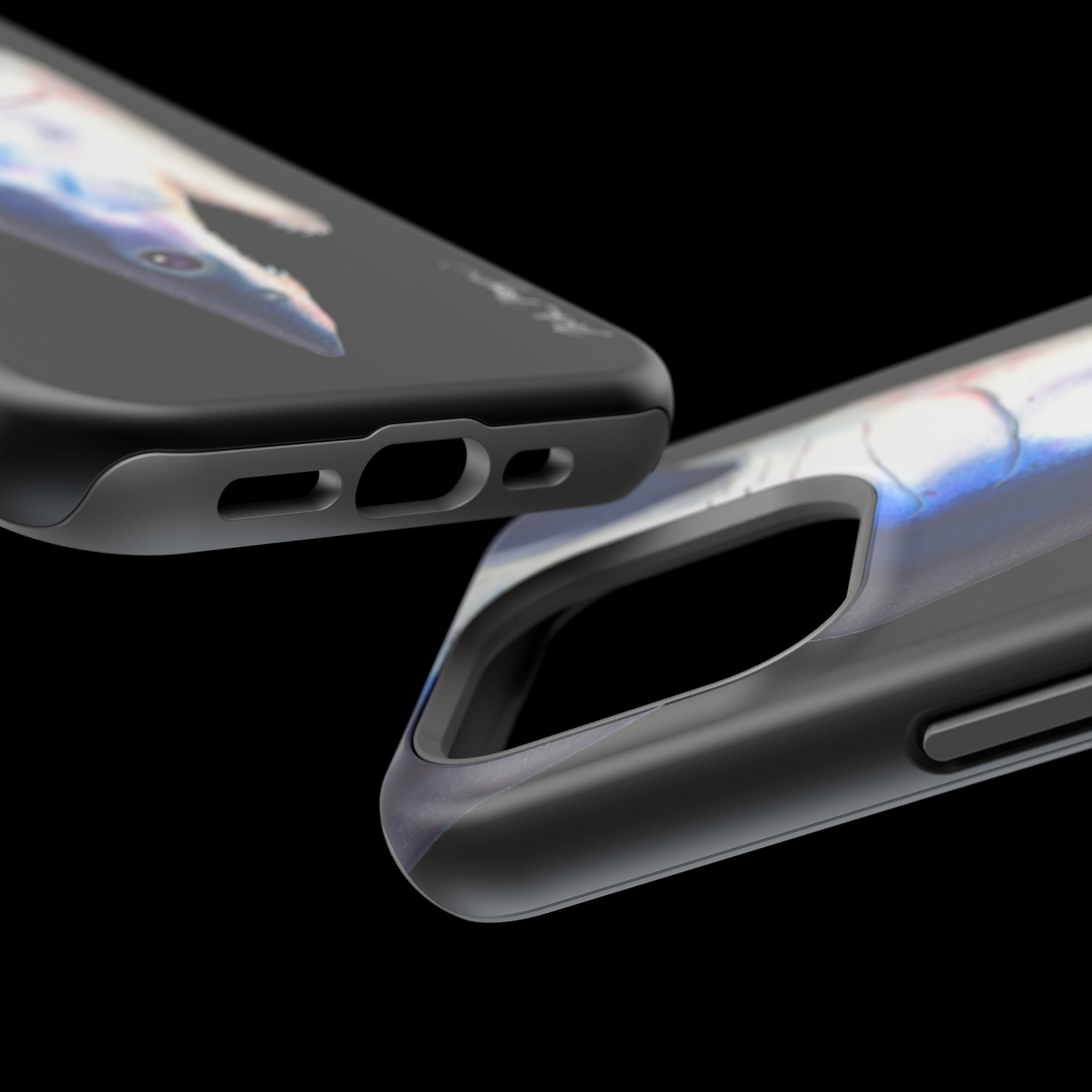 Mako Shark Face MagSafe Black iPhone Case
