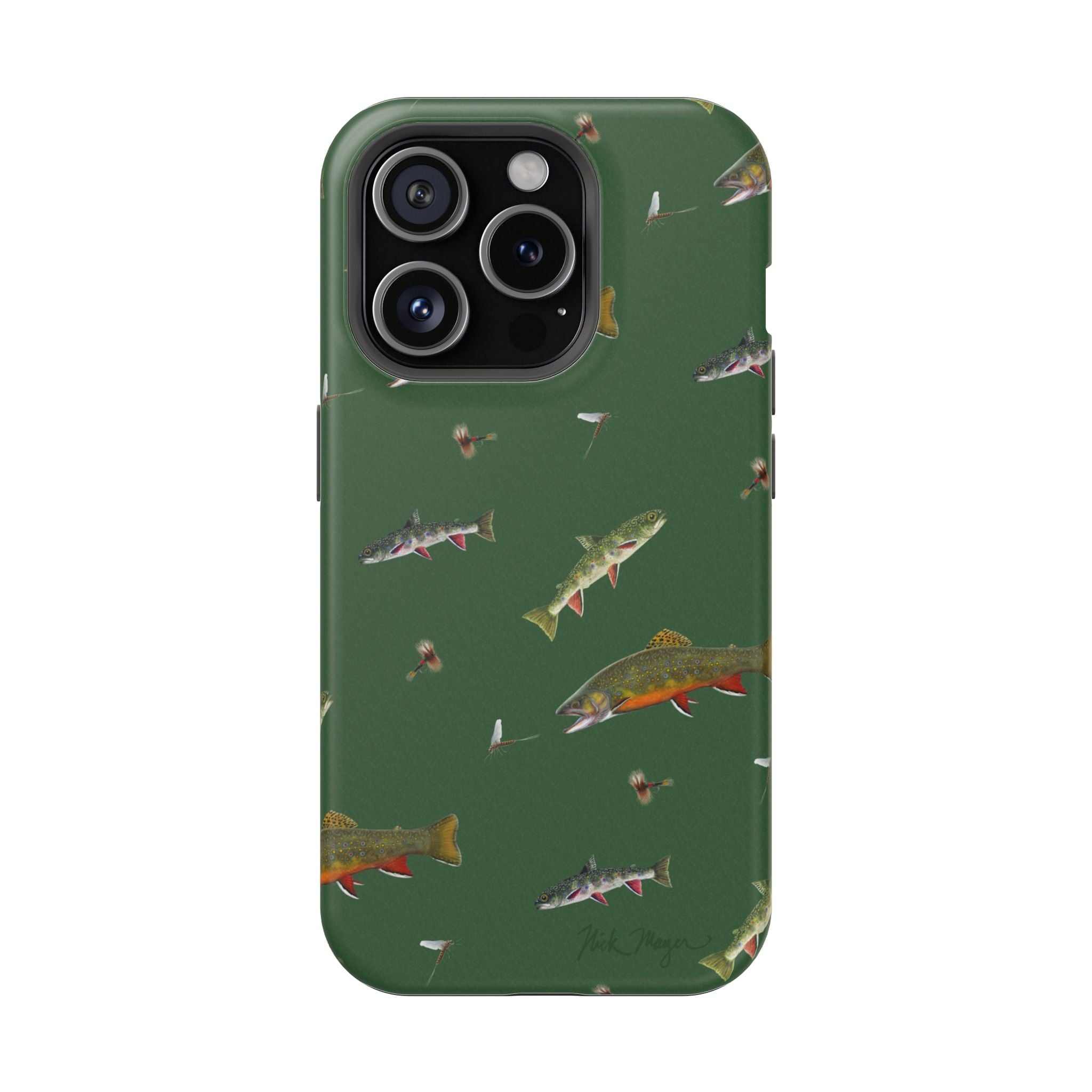 Trout and Flies MagSafe iPhone Case