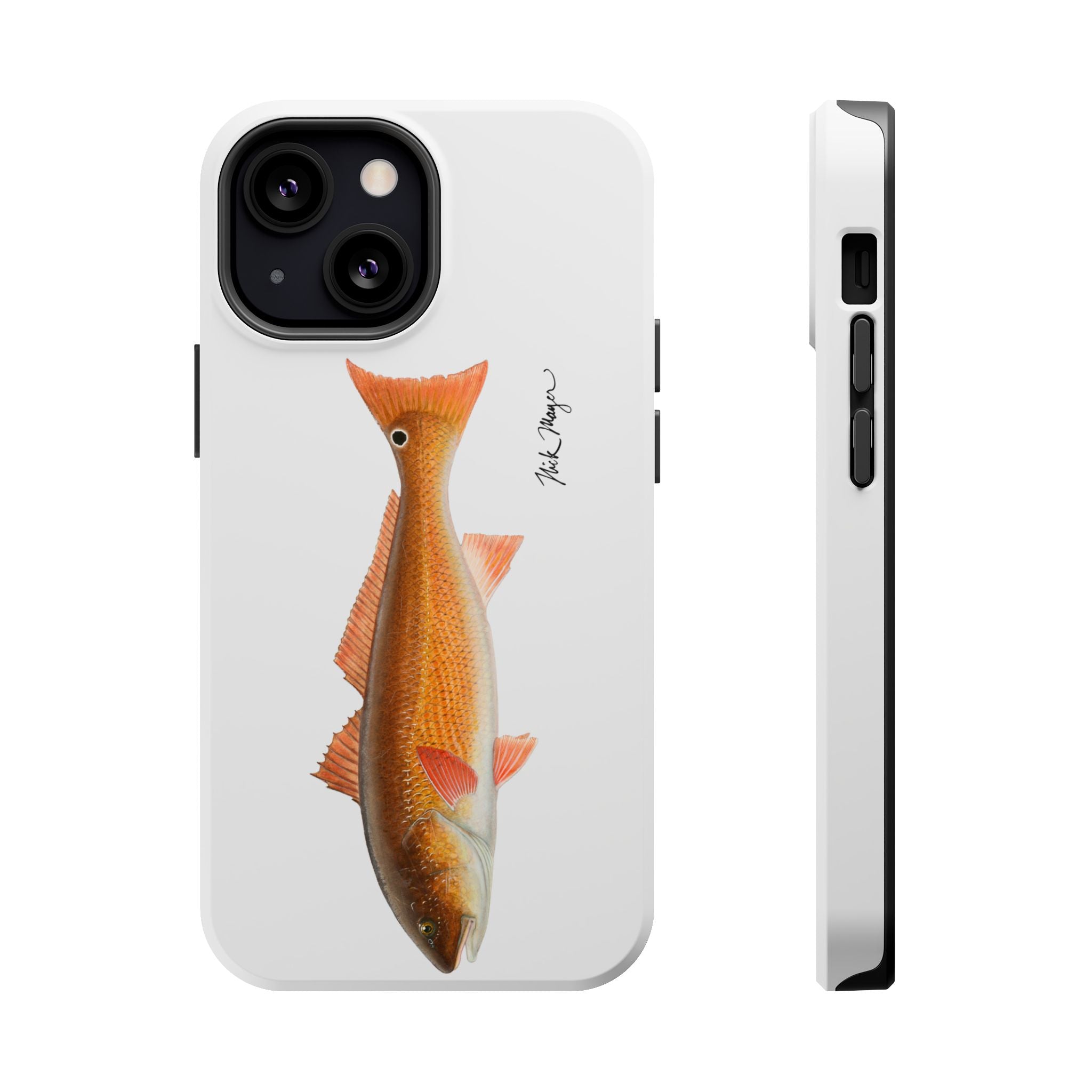 Redfish MagSafe White iPhone Case