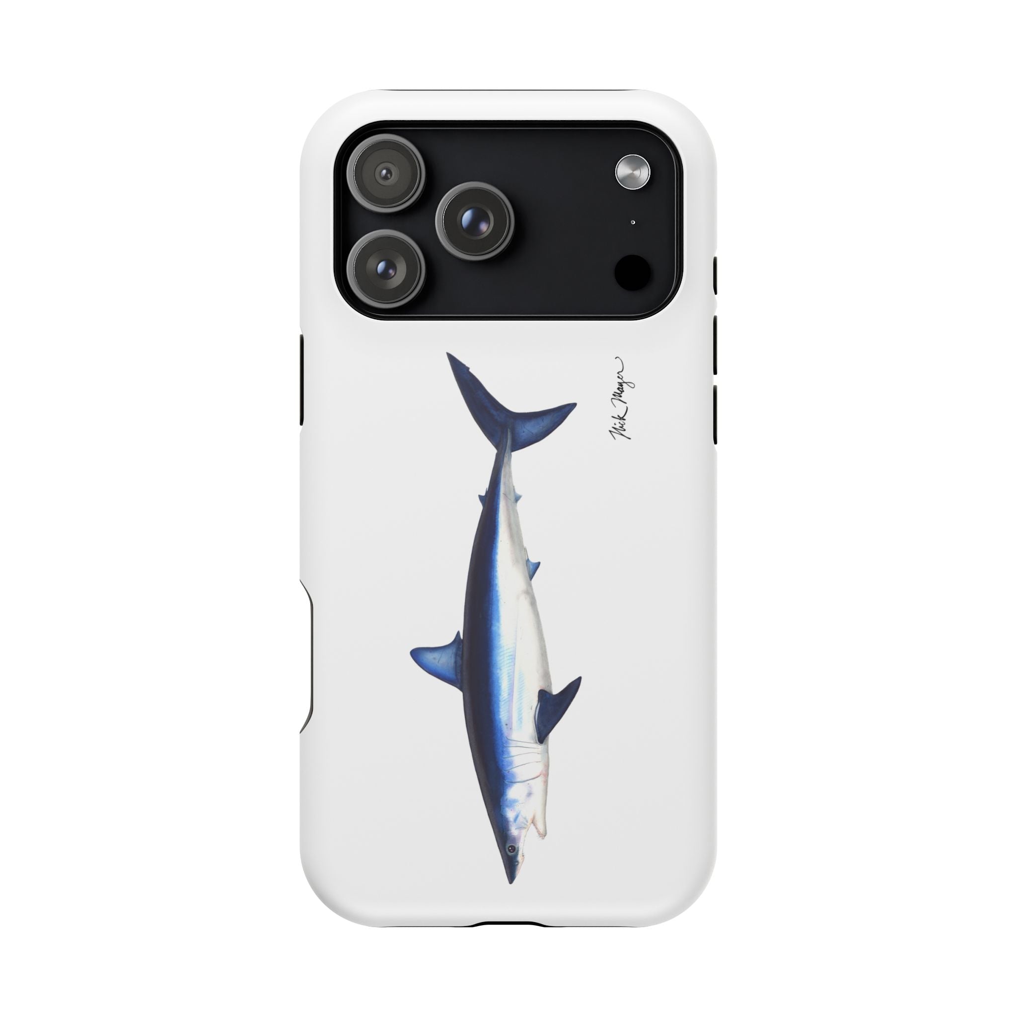 Mako Shark MagSafe White iPhone Case