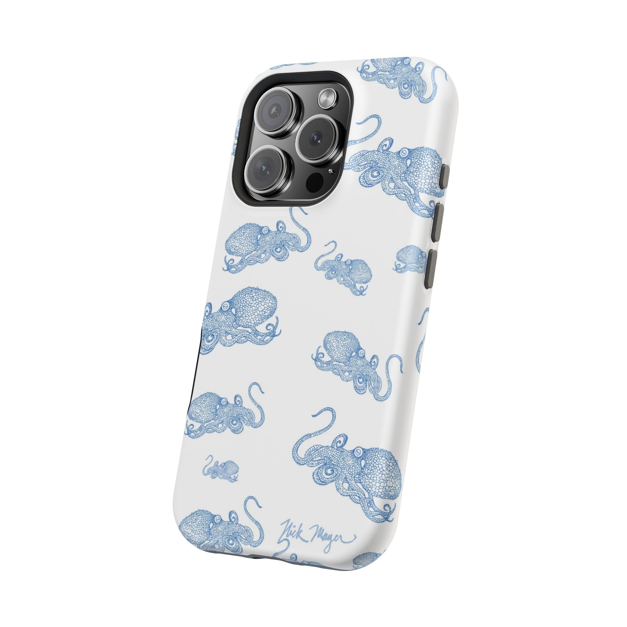 Blue Octopus 2 MagSafe iPhone Case