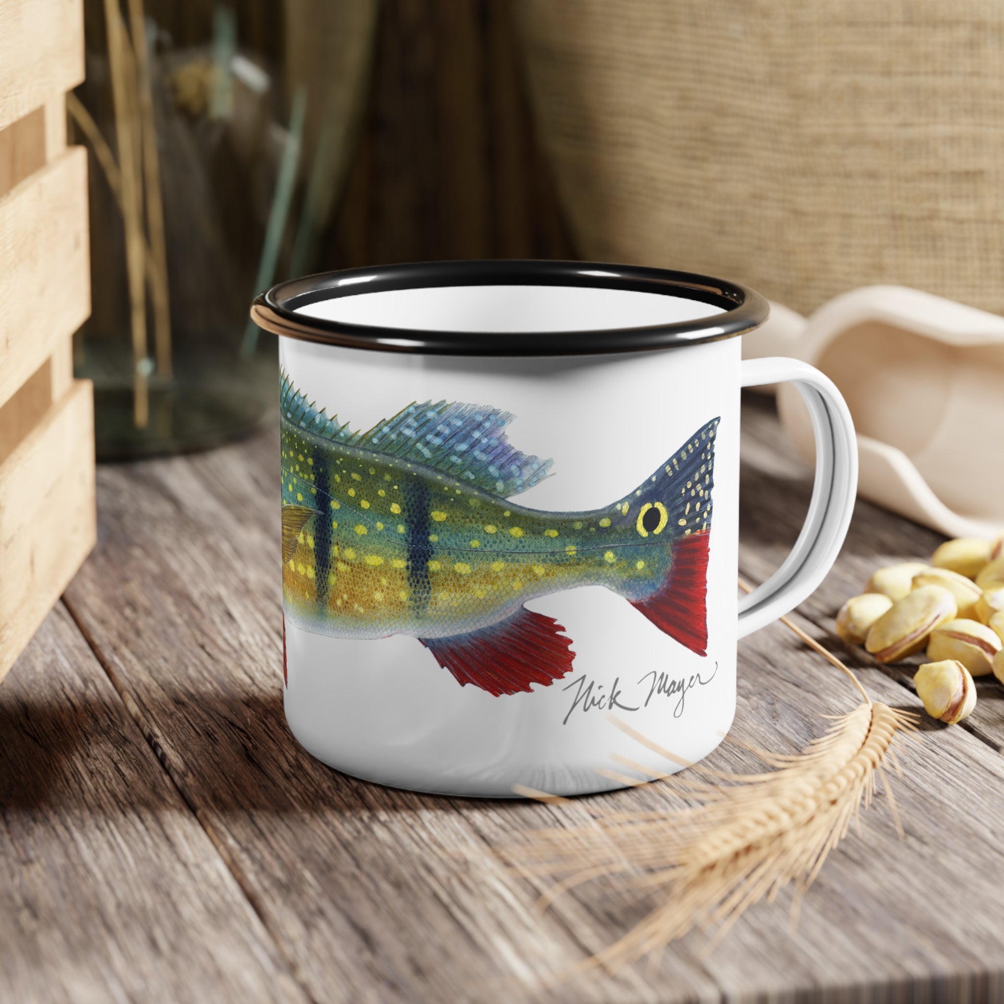 Peacock Bass Mini Camp Mug