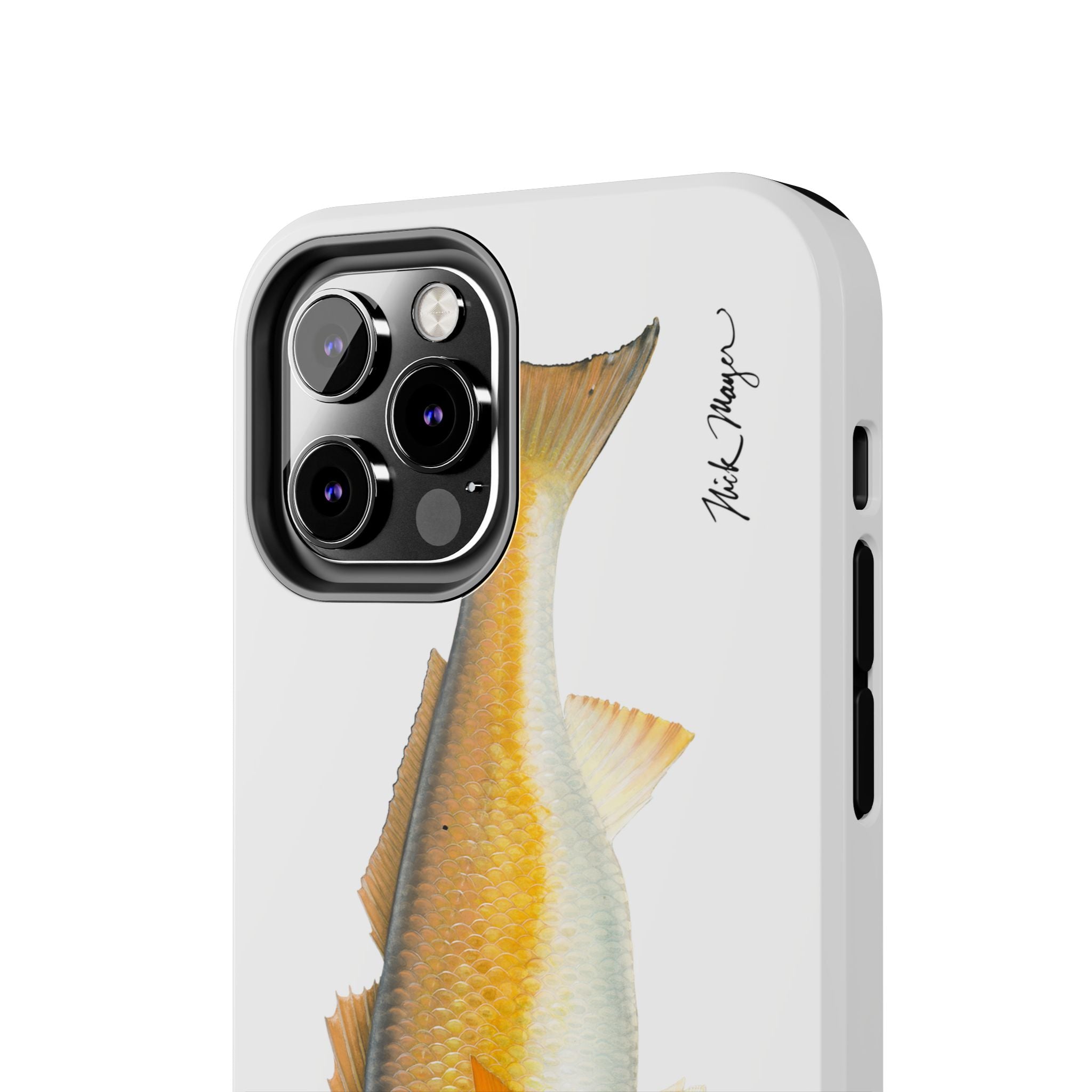 Bull Redfish White Phone Case (iPhone)