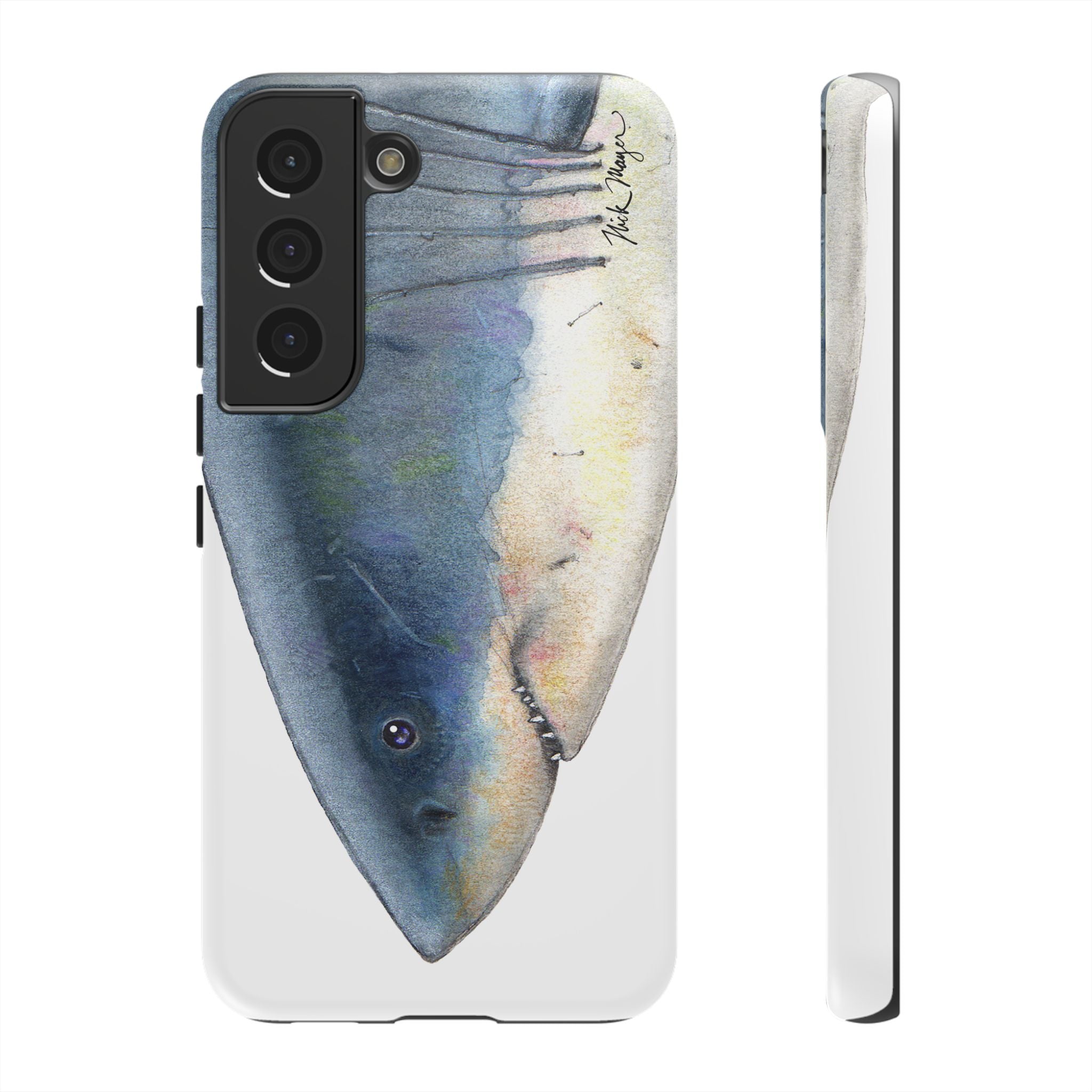 Great White Shark Face Phone Case (Samsung) Printify