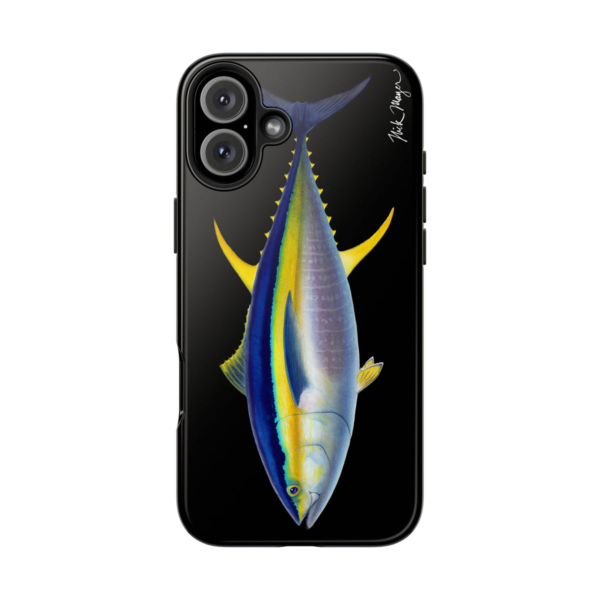 Yellowfin Tuna Black Phone Case (iPhone) Printify