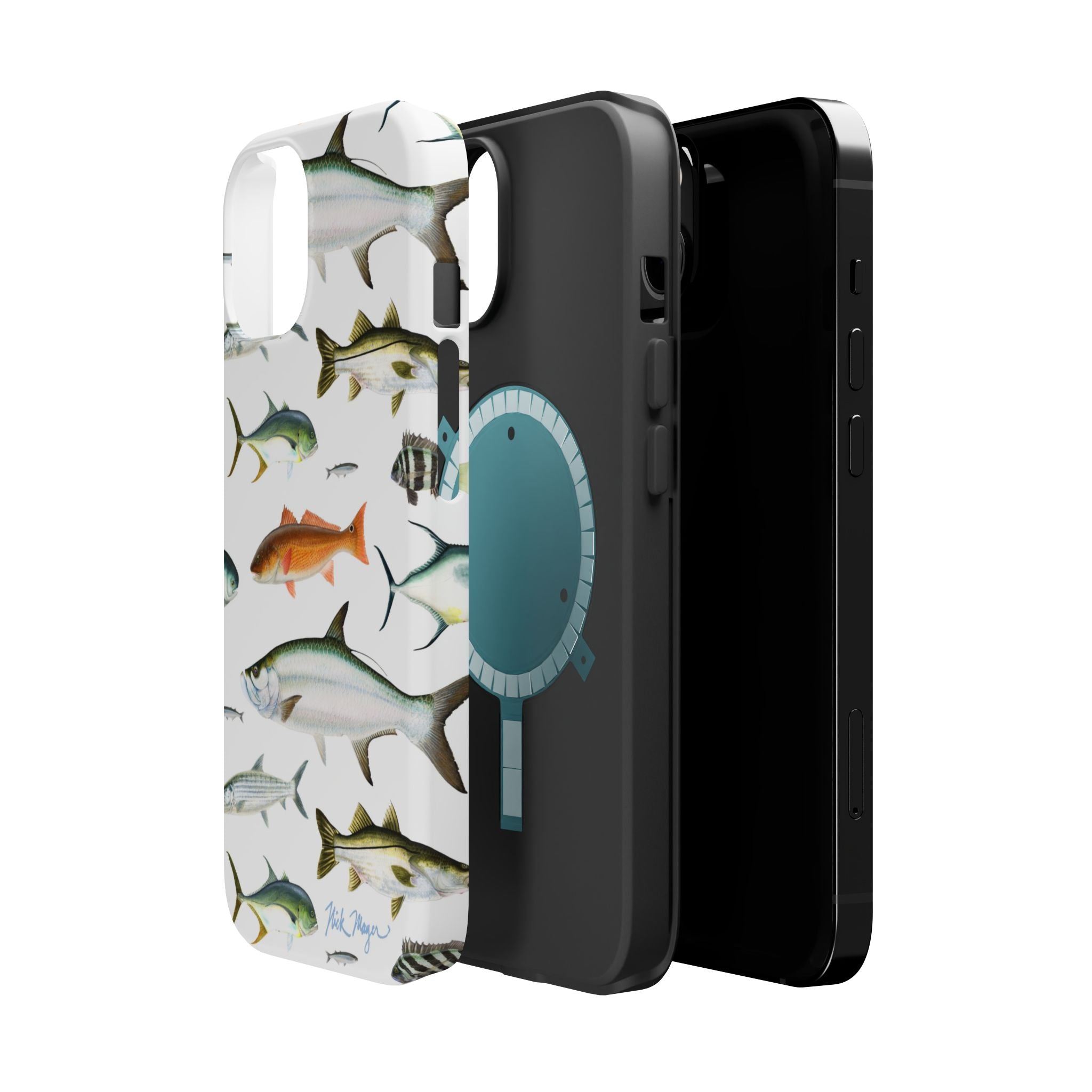 Southern Fish White MagSafe iPhone Case
