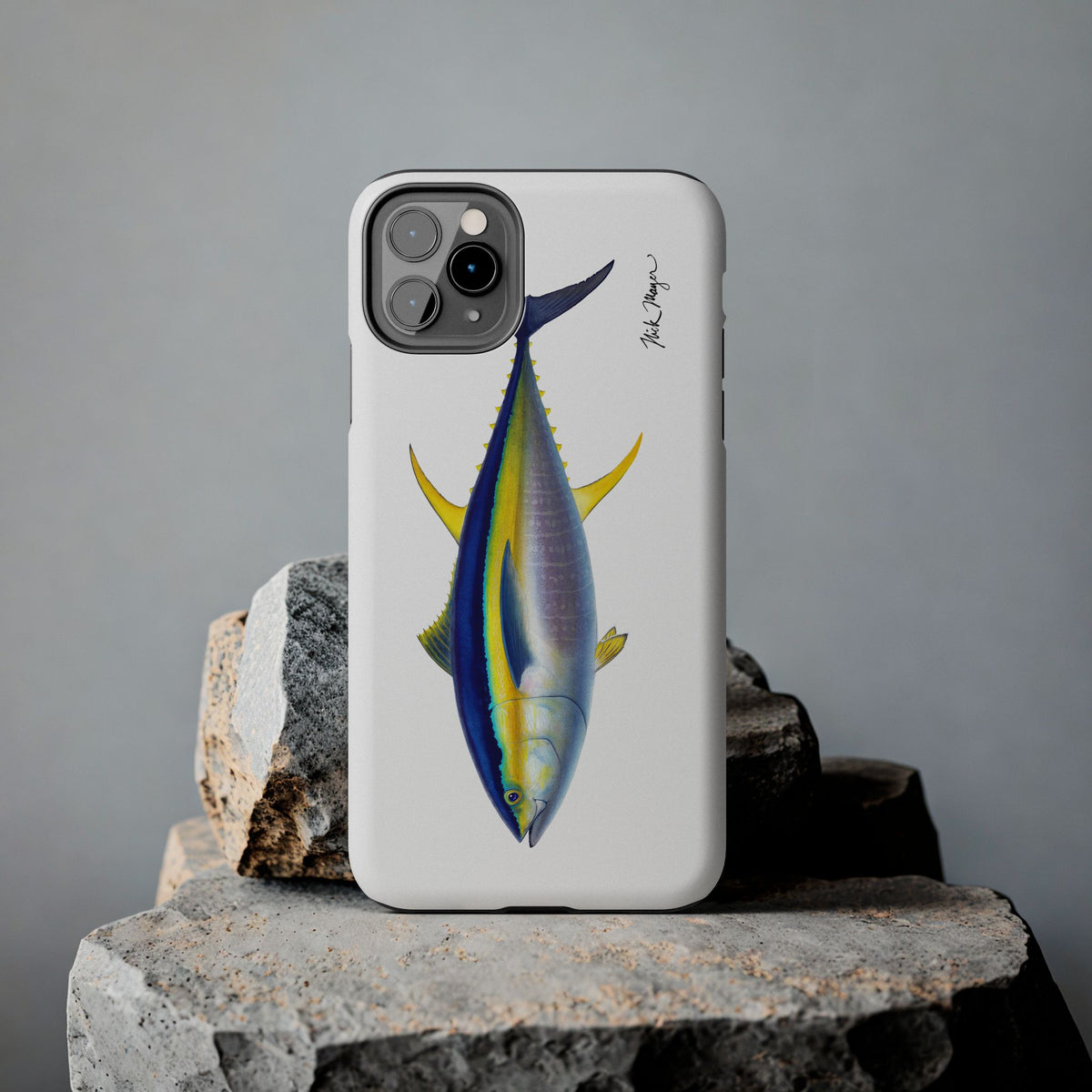 Yellowfin Tuna White Phone Case (iPhone) Printify