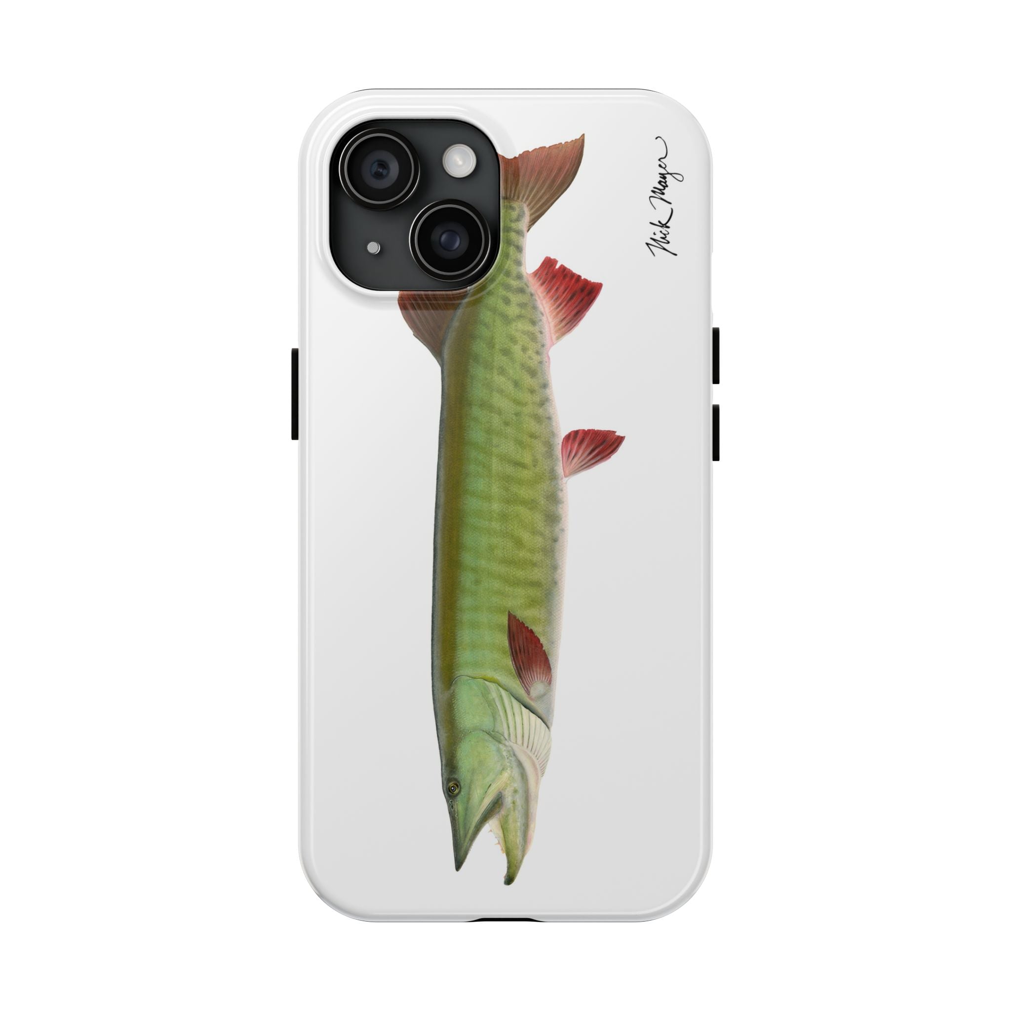 Trophy Muskie White Phone Case (iPhone)