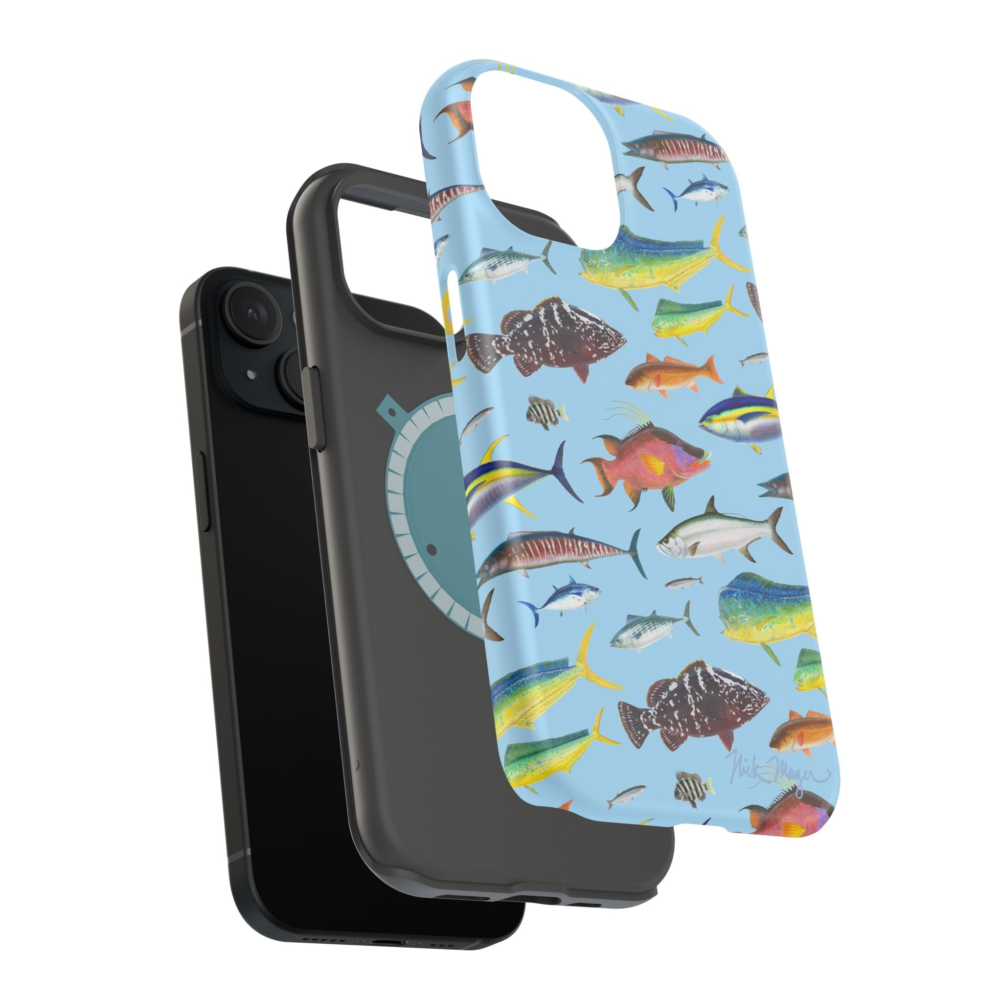 Southern Offshore Fish Blue MagSafe iPhone Case