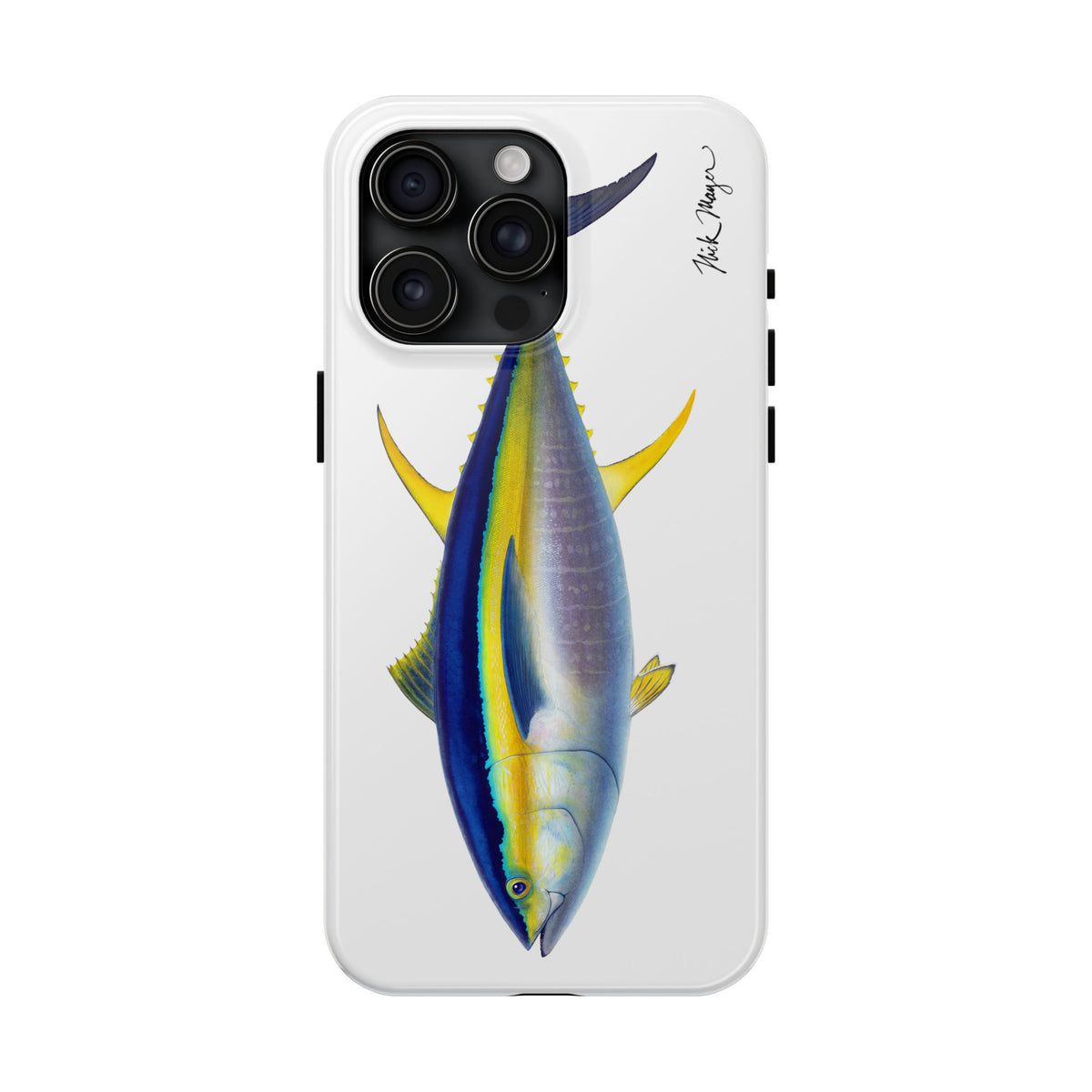 Yellowfin Tuna White Phone Case (iPhone) Printify