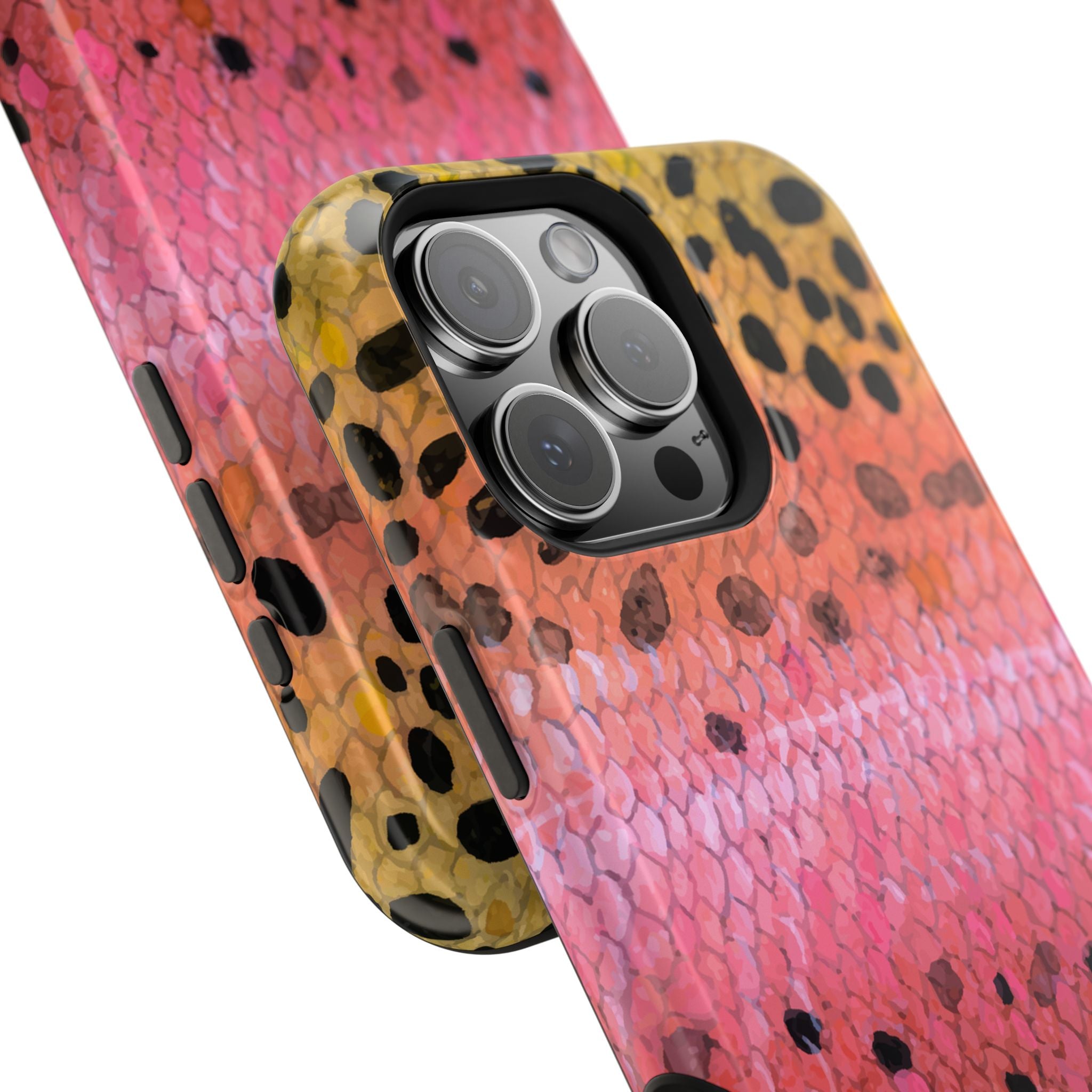 Rainbow Trout Skin MagSafe iPhone Case