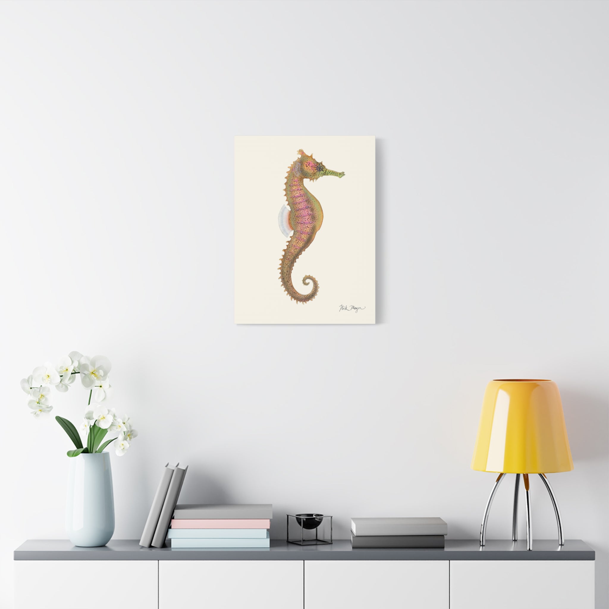 Estuary Seahorse Canvas Print