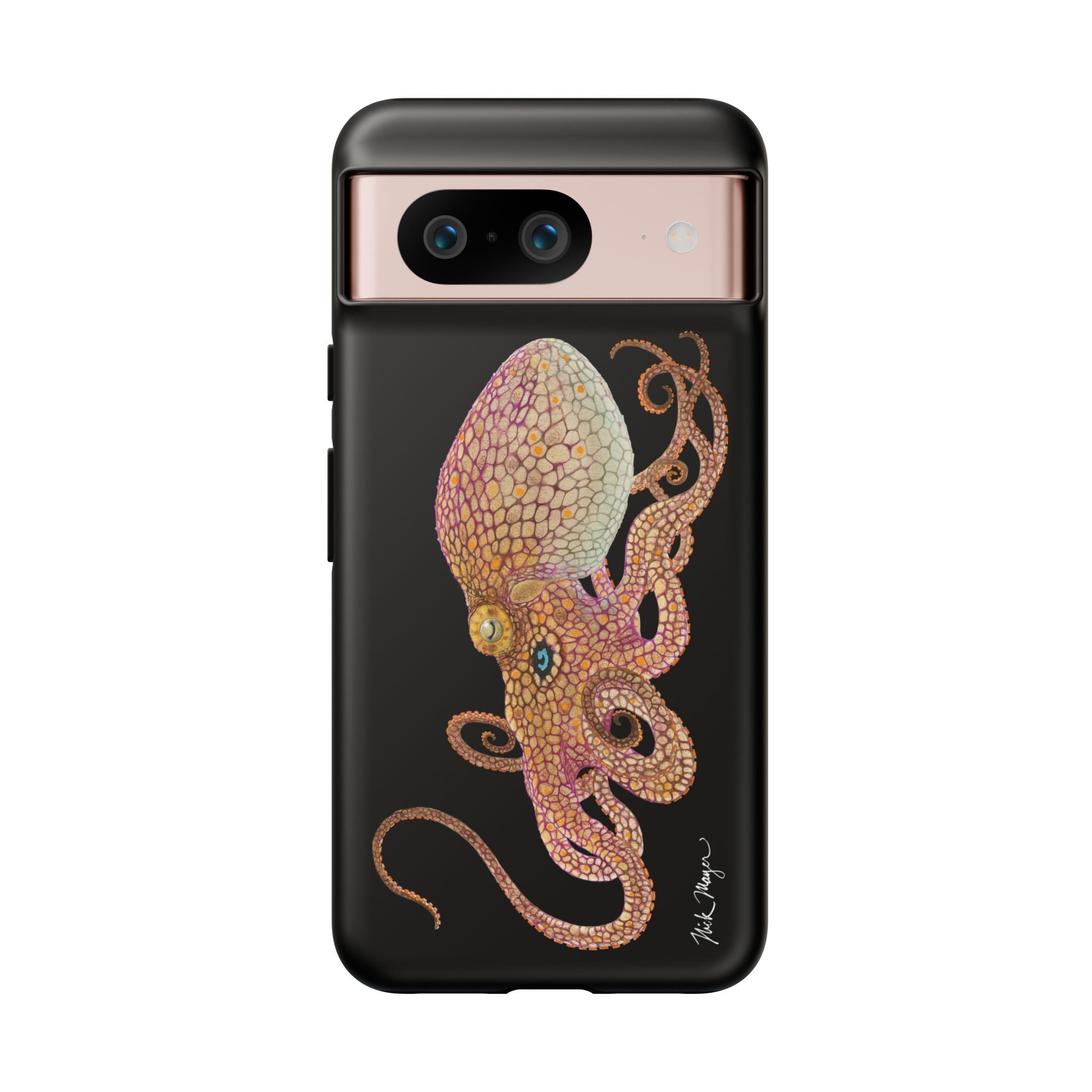 Two Spot Octopus Black Phone Case (Samsung)