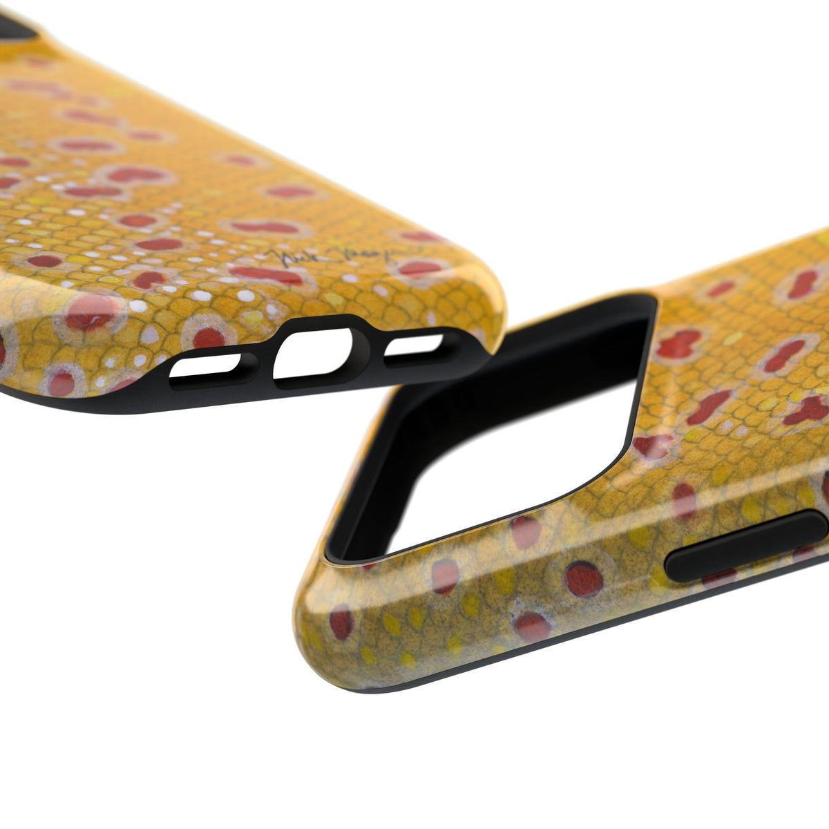 Brown Trout 3 Skin MagSafe iPhone Case Printify