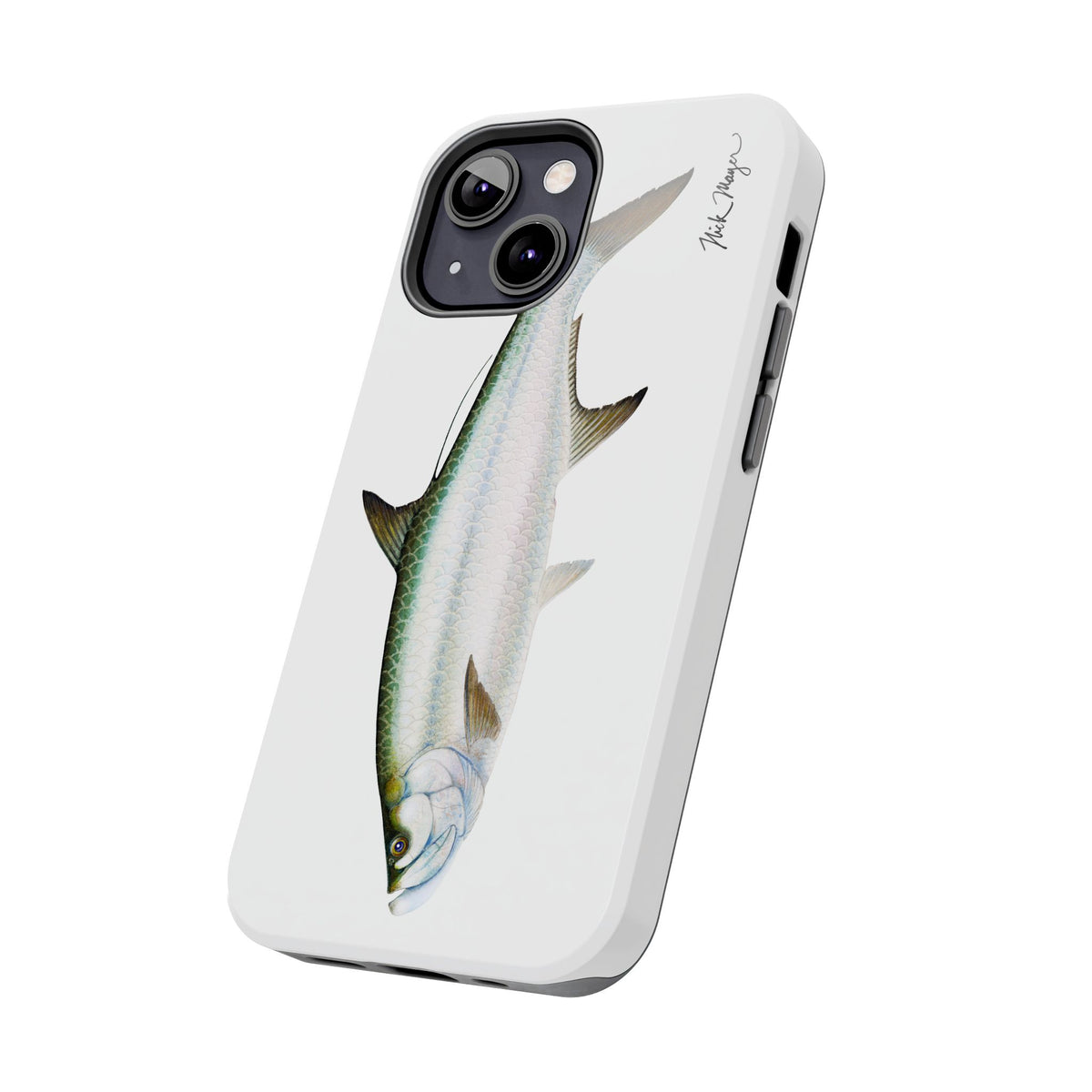 Tarpon White Phone Case (iPhone) Printify