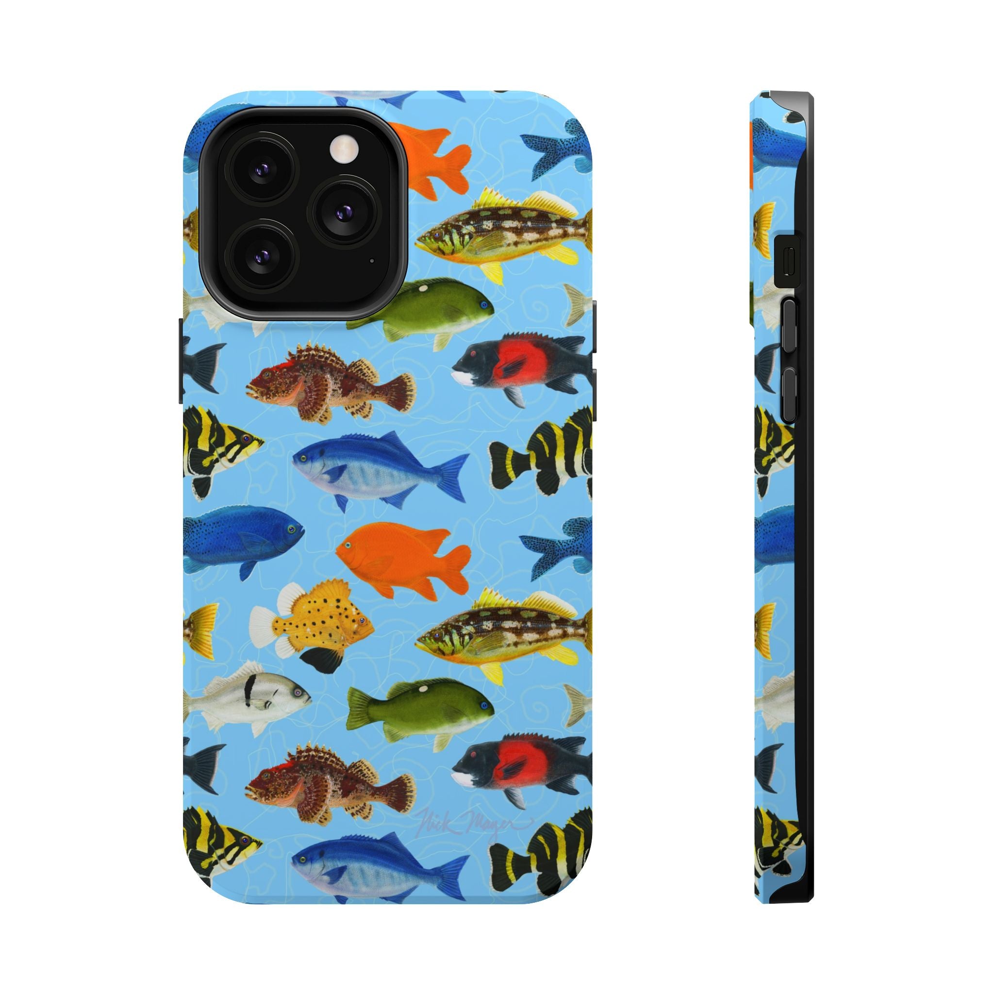 NEW California Fish Blue MagSafe iPhone Case