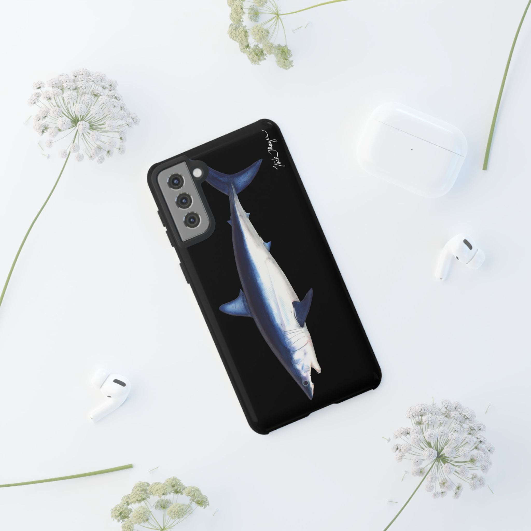 Mako Shark Black Phone Case (Samsung)