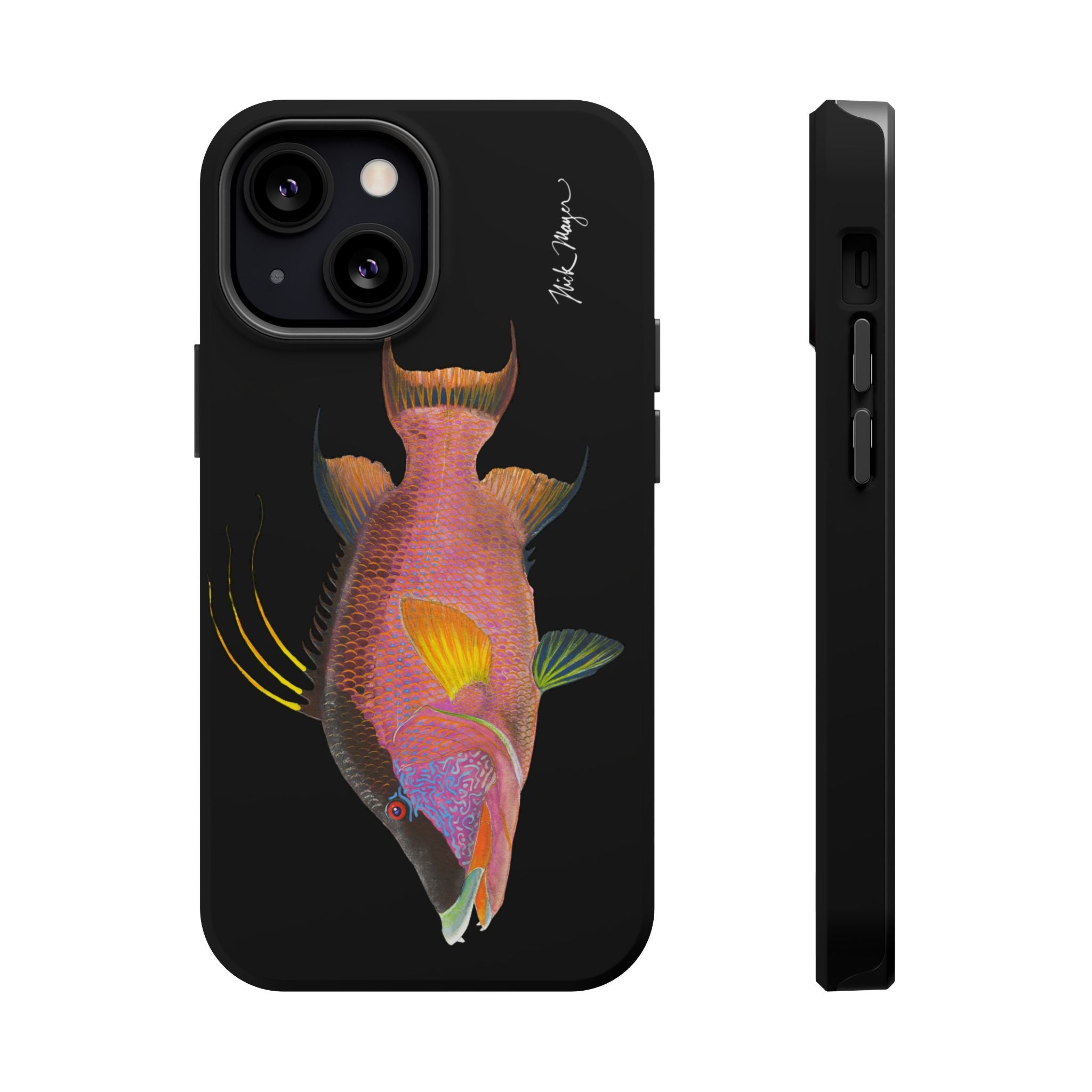 Hogfish MagSafe Black iPhone Case Printify