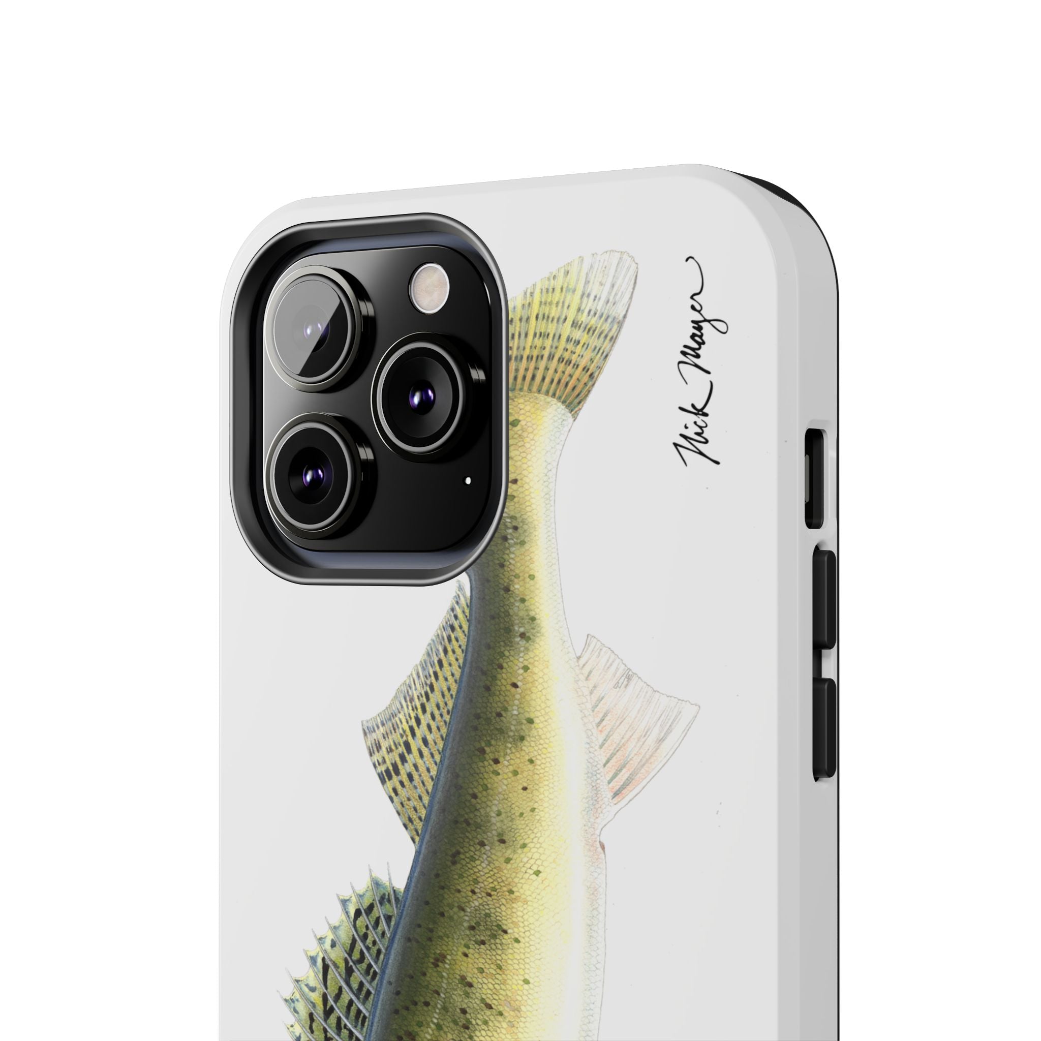Walleye White Phone Case (iPhone)