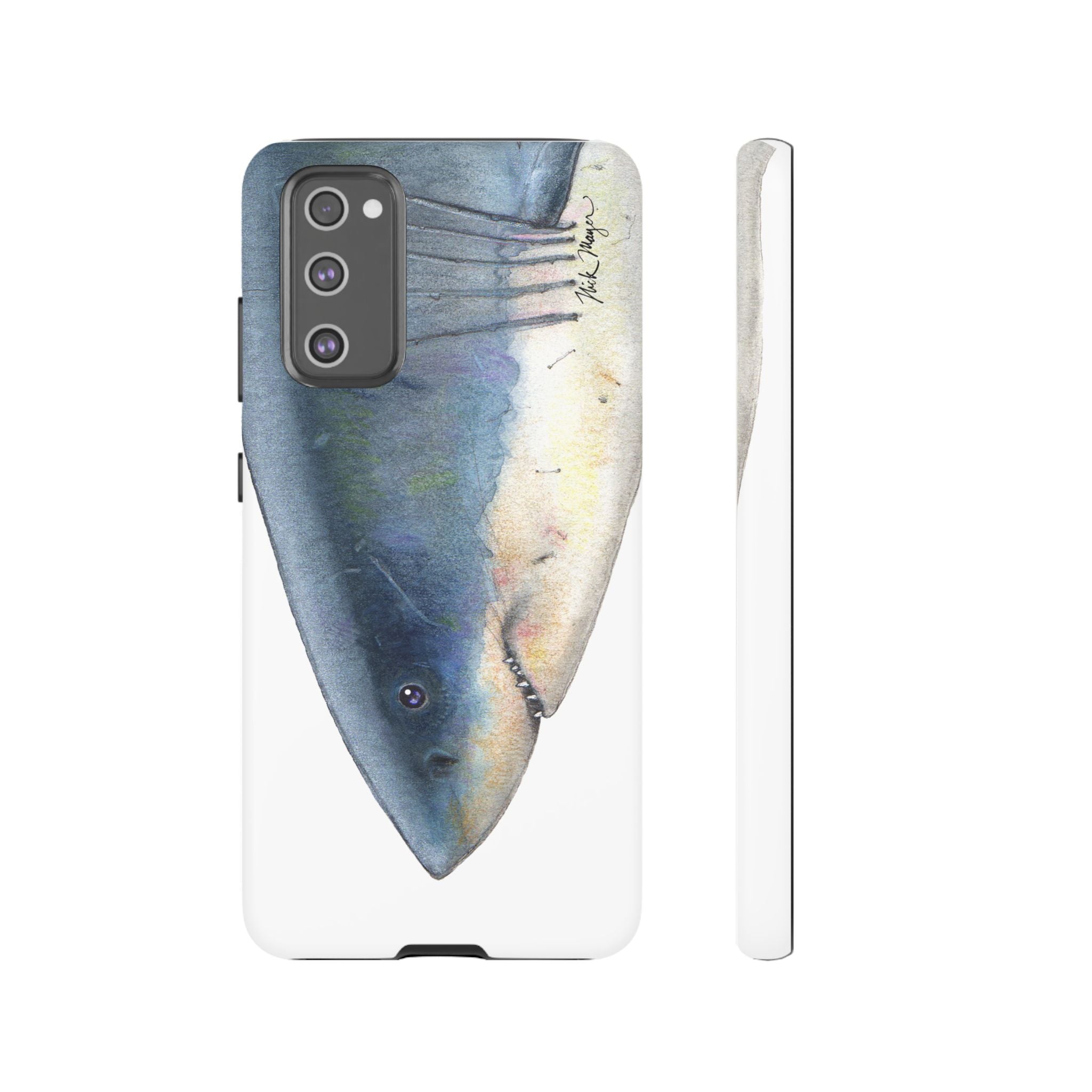 Great White Shark Face Phone Case (Samsung) Printify