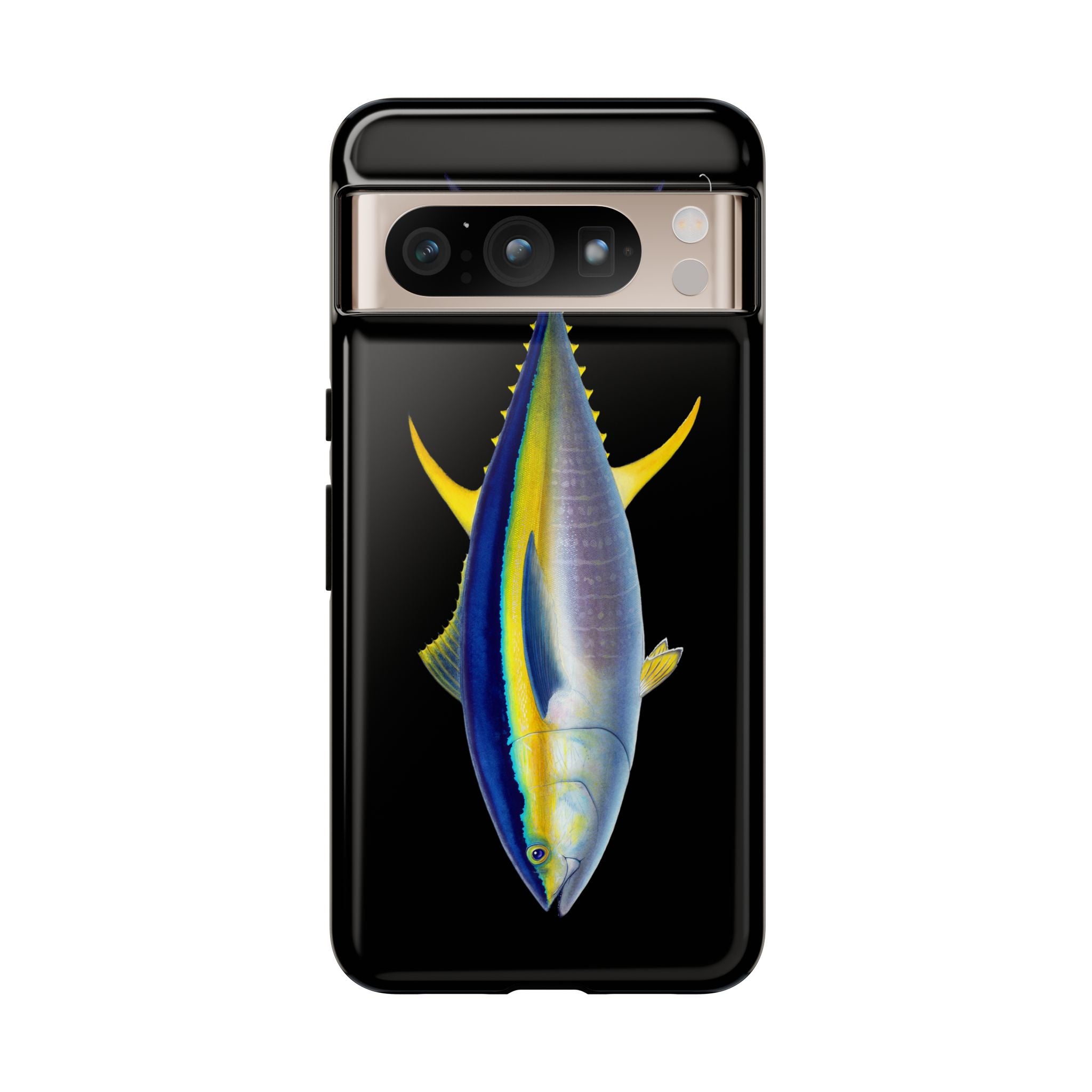 Yellowfin Tuna Black Phone Case (Samsung) Printify