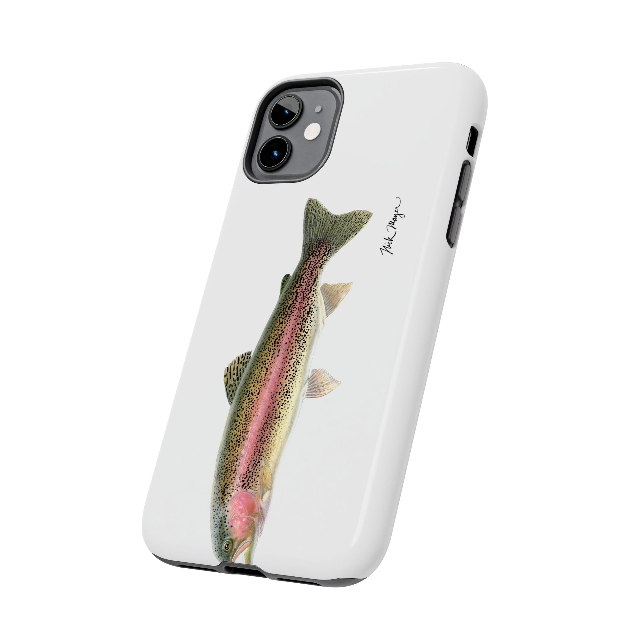 Rainbow Trout White Phone Case (iPhone)