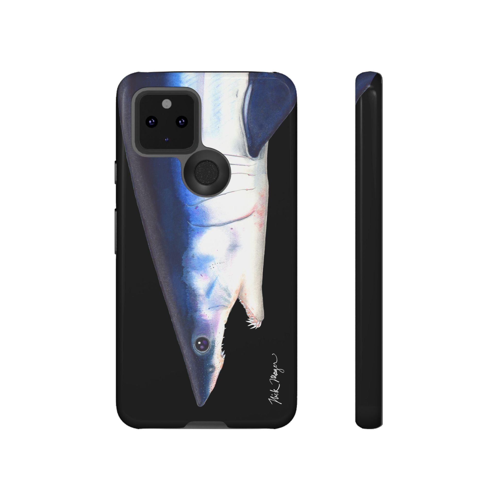 Mako Shark Face Black Phone Case (Samsung)