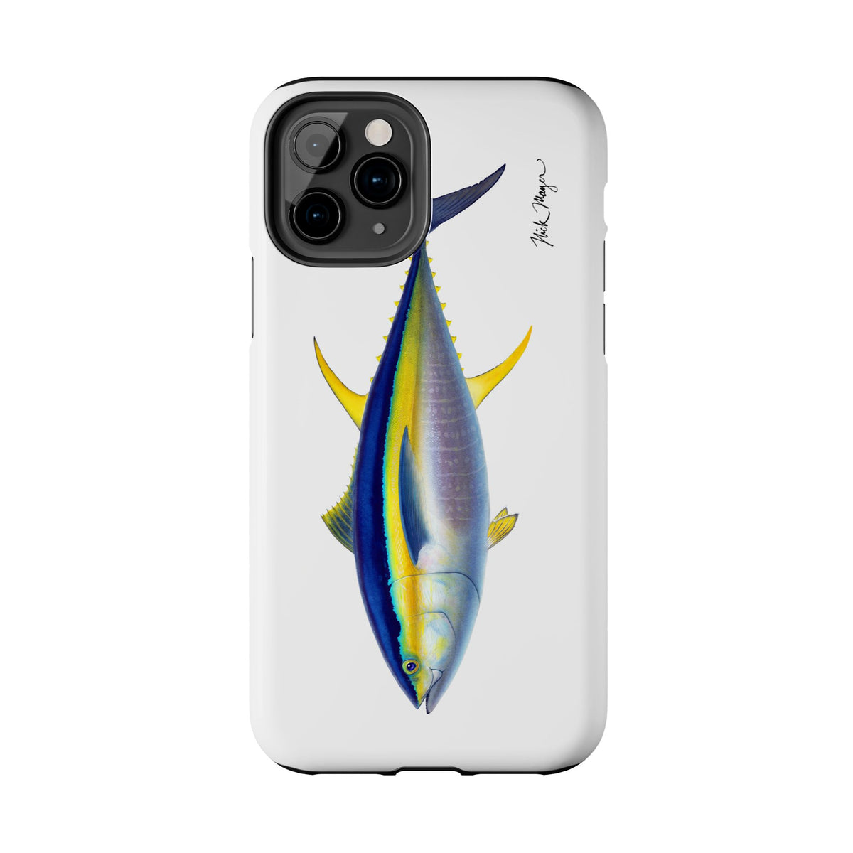Yellowfin Tuna White Phone Case (iPhone) Printify
