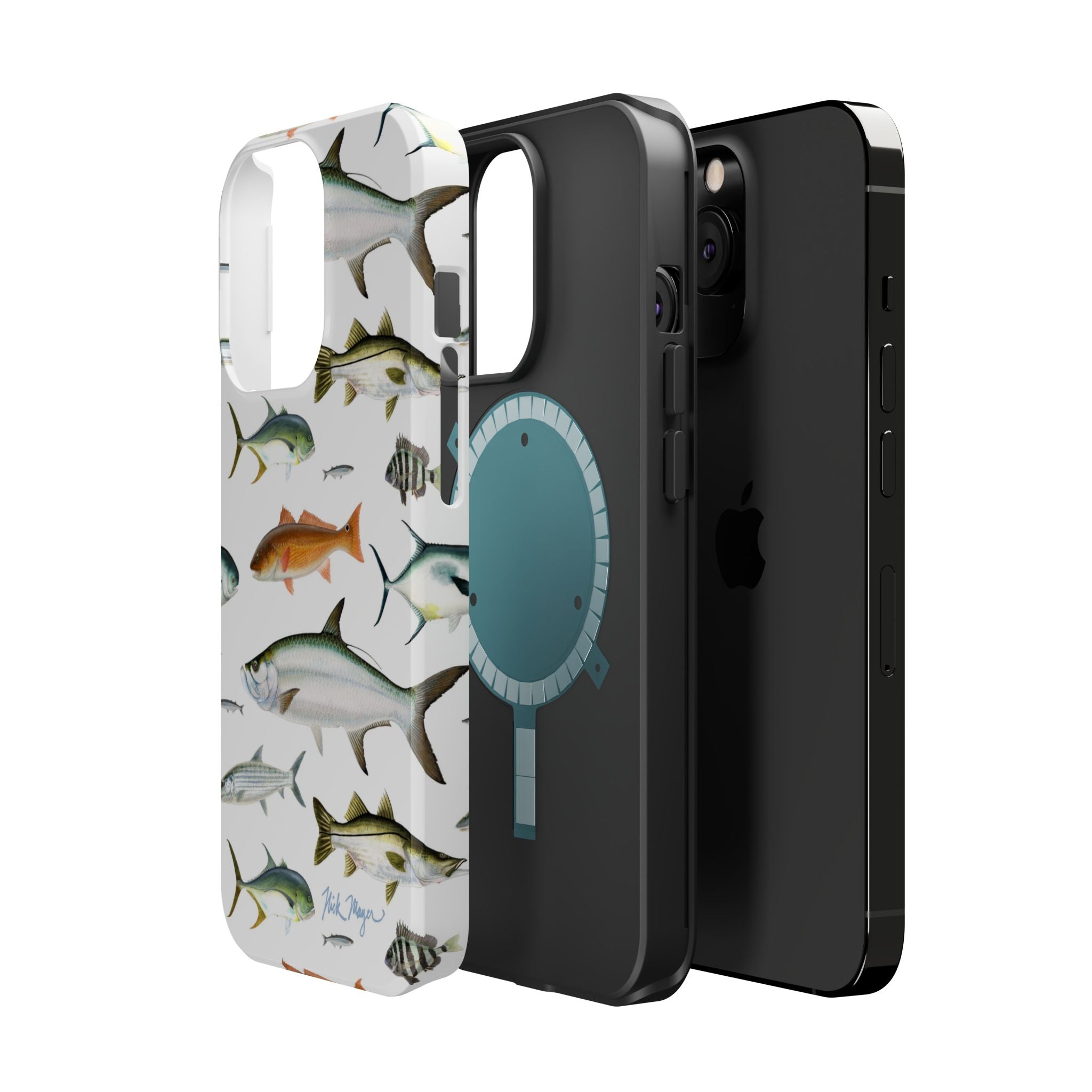 Southern Fish White MagSafe iPhone Case