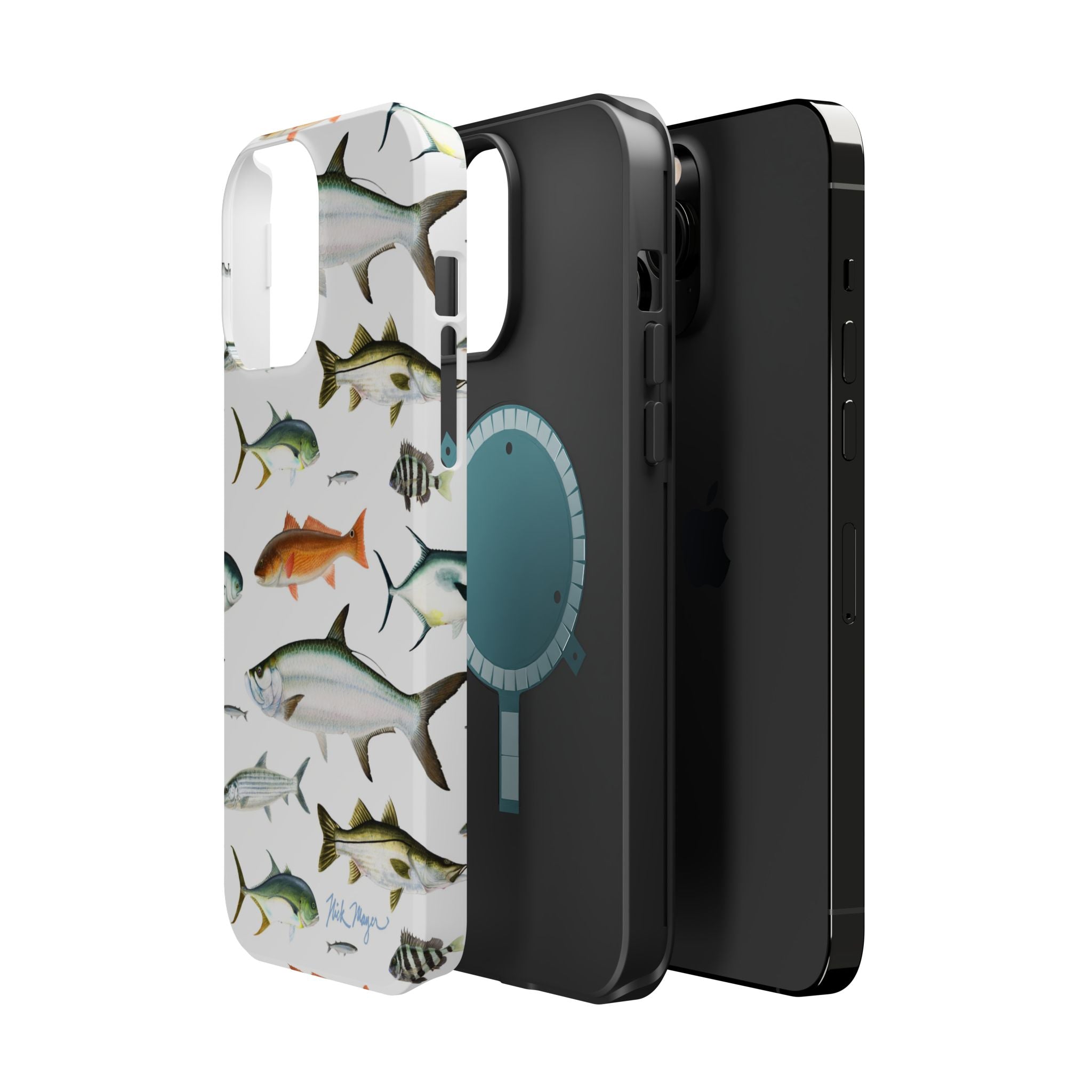 Southern Fish White MagSafe iPhone Case