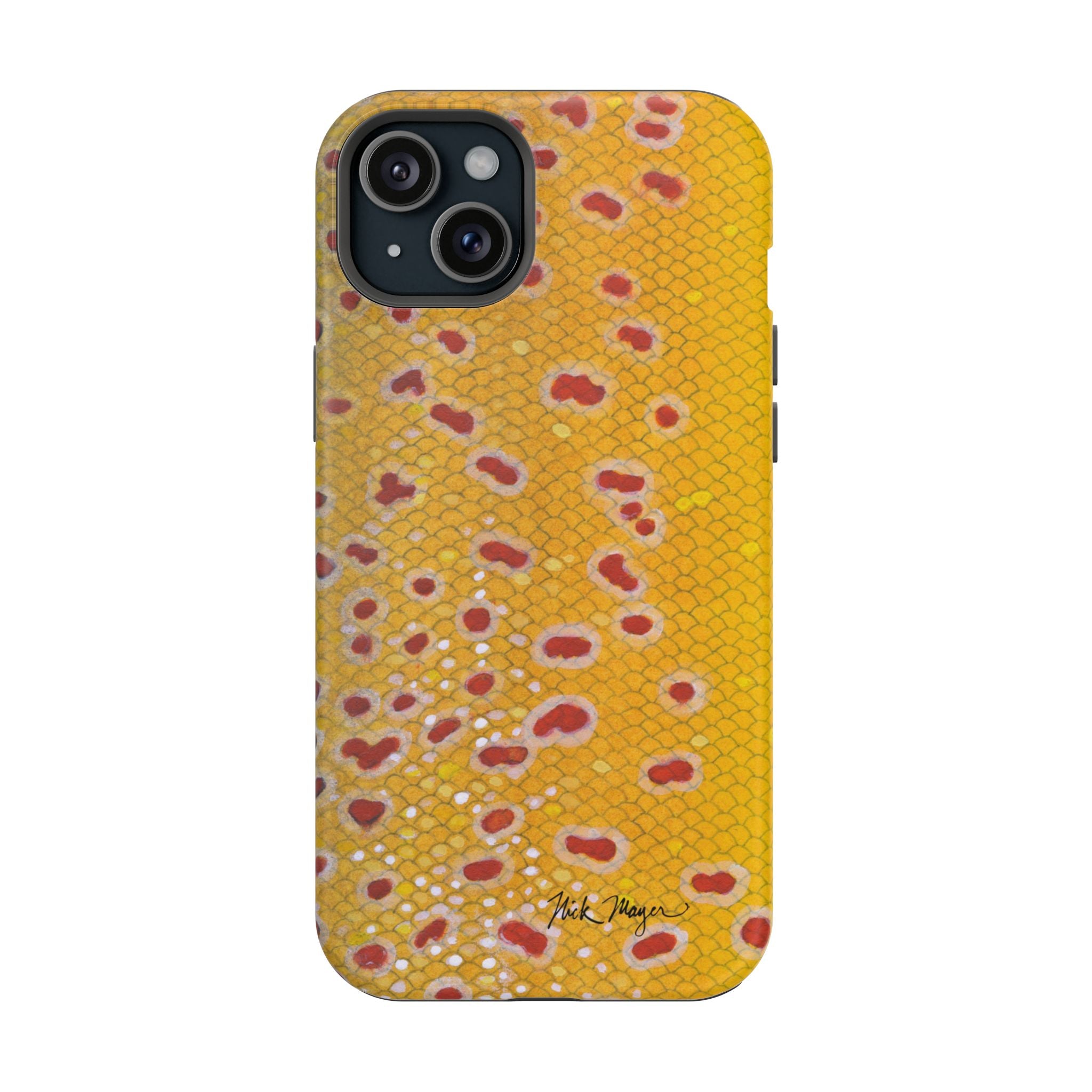 Brown Trout 3 Skin MagSafe iPhone Case