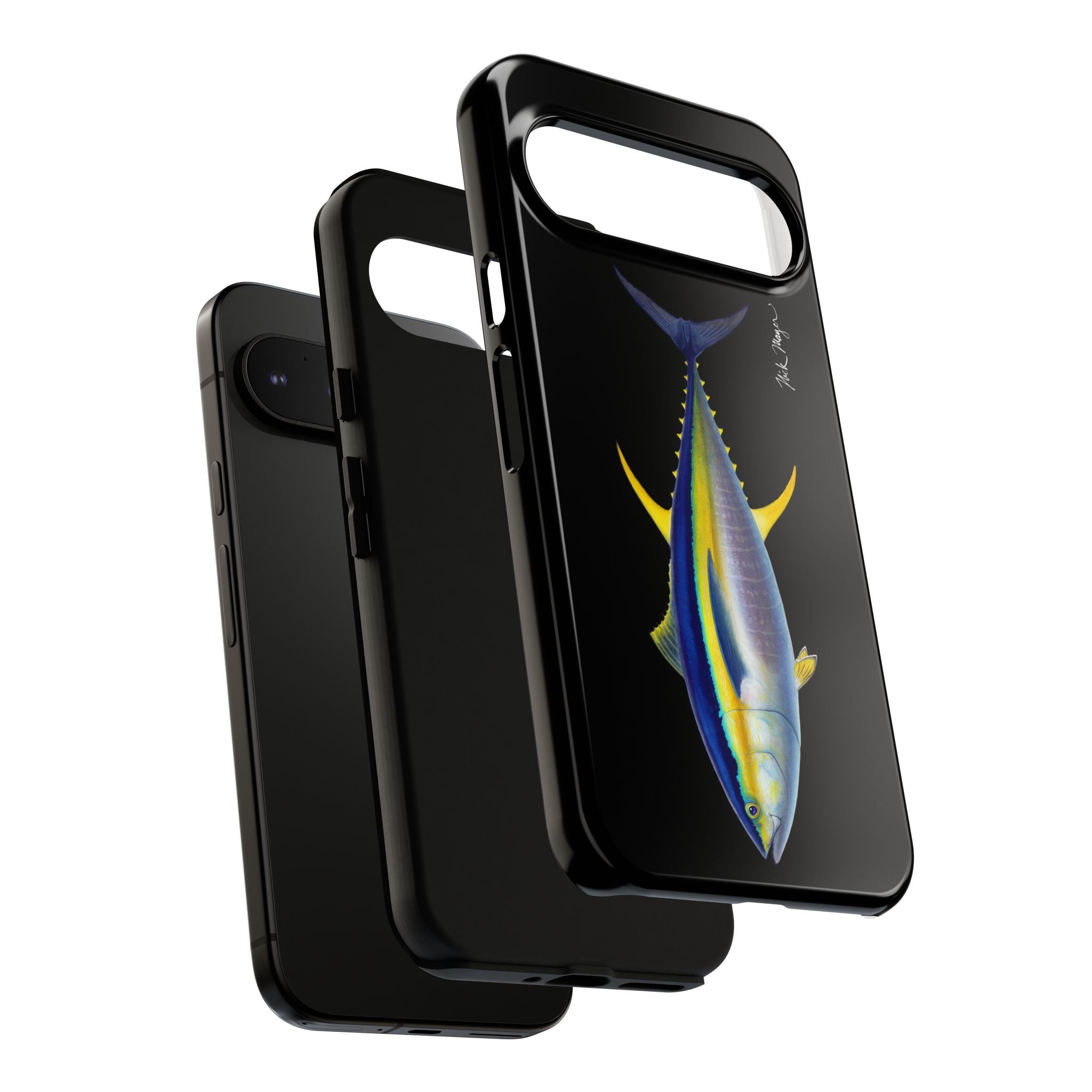 Yellowfin Tuna Black Phone Case (Samsung) Printify