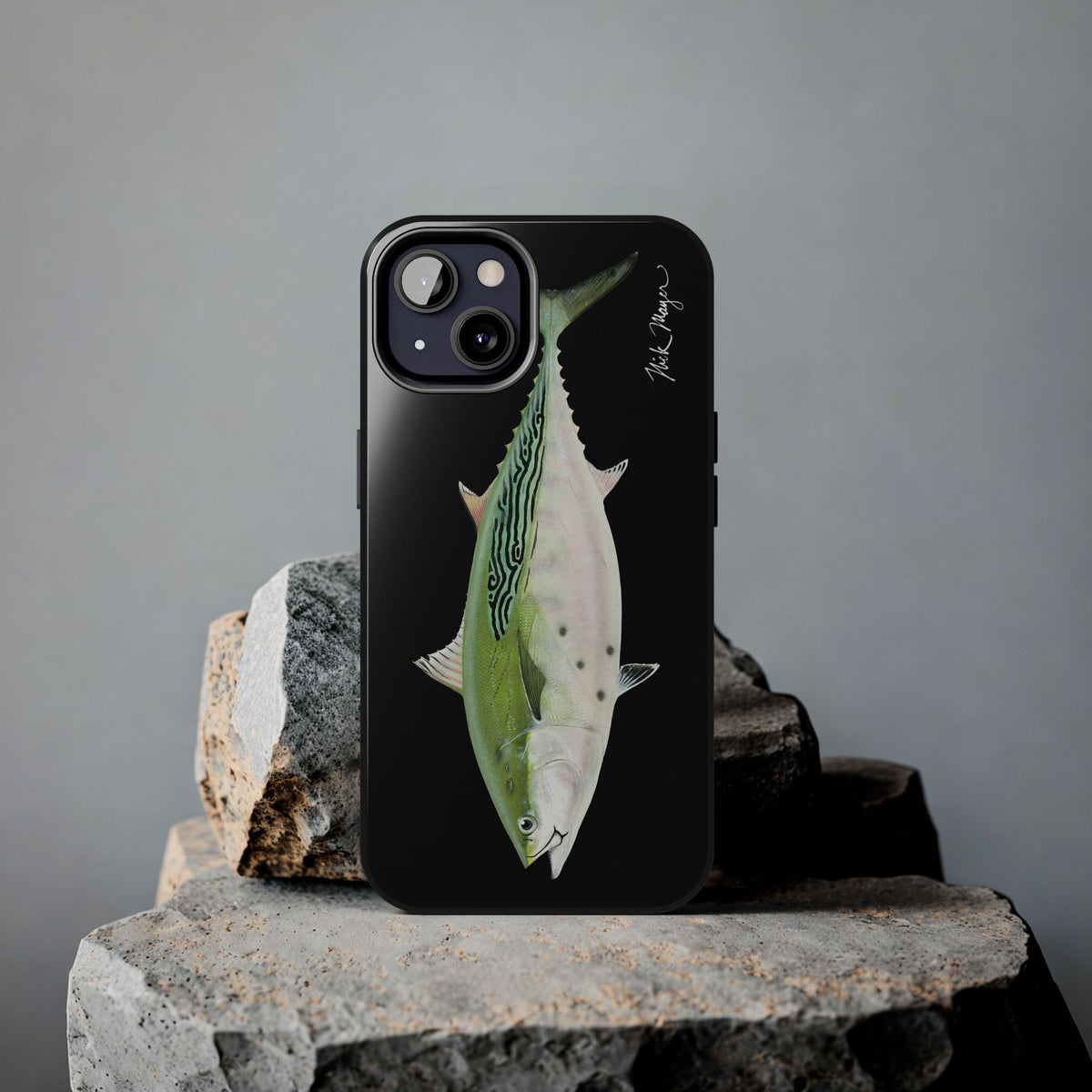 Albie Black Phone Case (iPhone) Printify