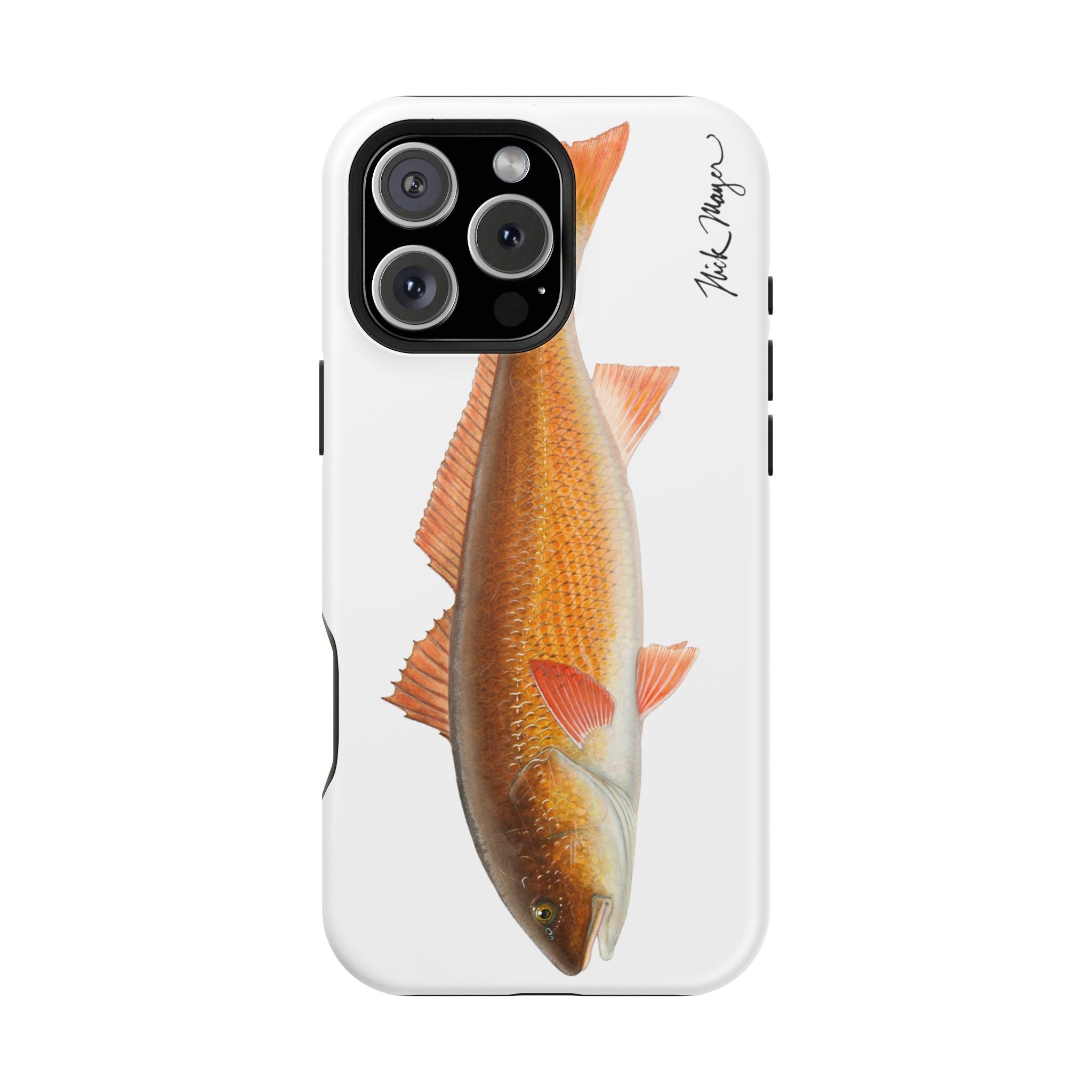 Redfish MagSafe White iPhone Case
