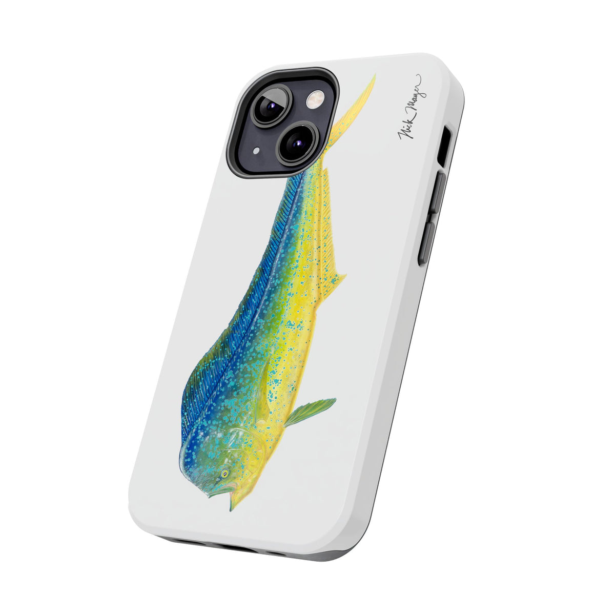 Bull Mahi White Phone Case (iPhone) Printify