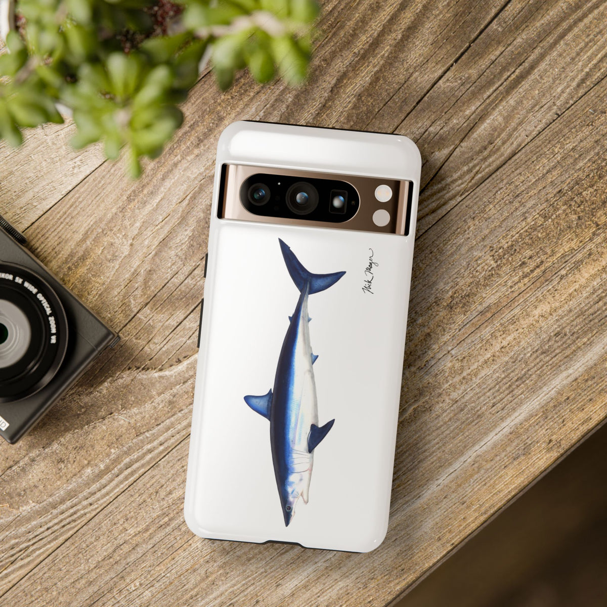 Mako Shark White Phone Case (Samsung) Printify