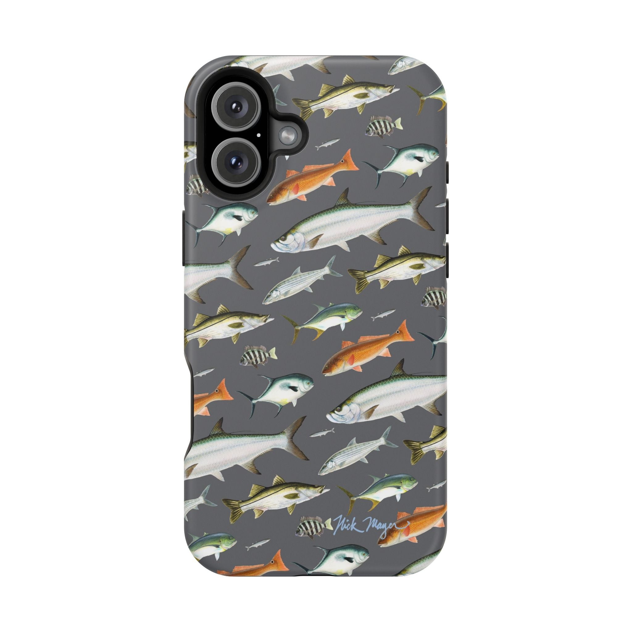 NEW Southern Fish Grey MagSafe iPhone Case
