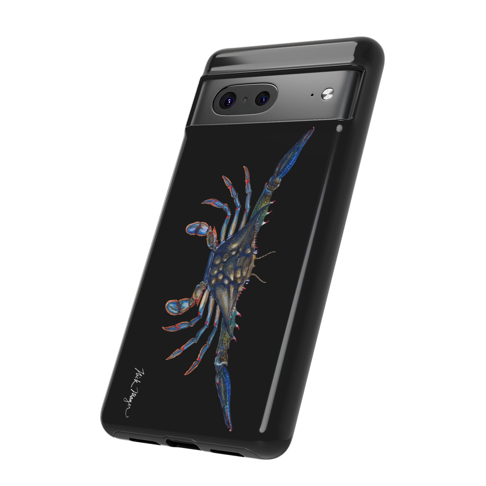 Blue Crab Black Phone Case (Samsung)