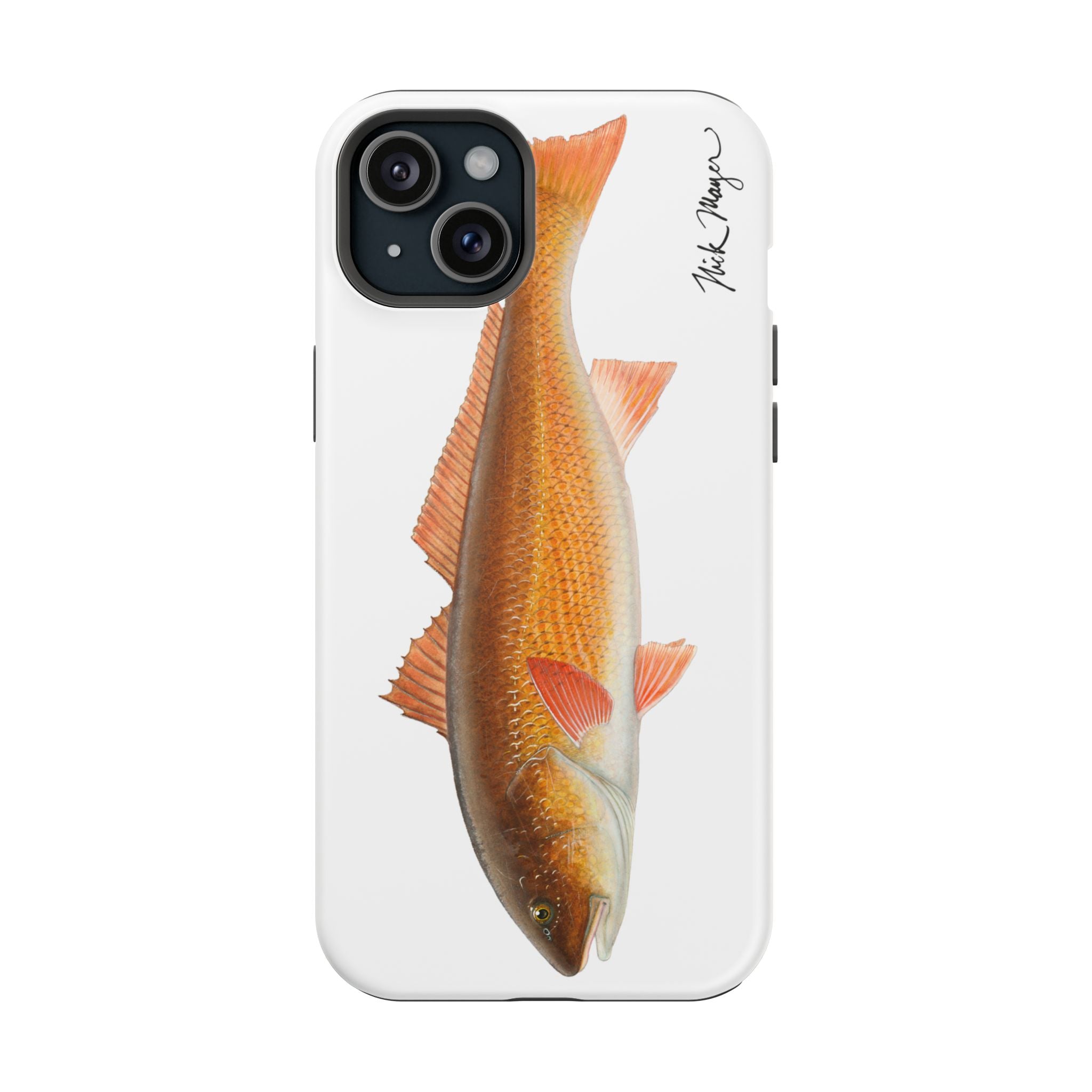 Redfish MagSafe White iPhone Case