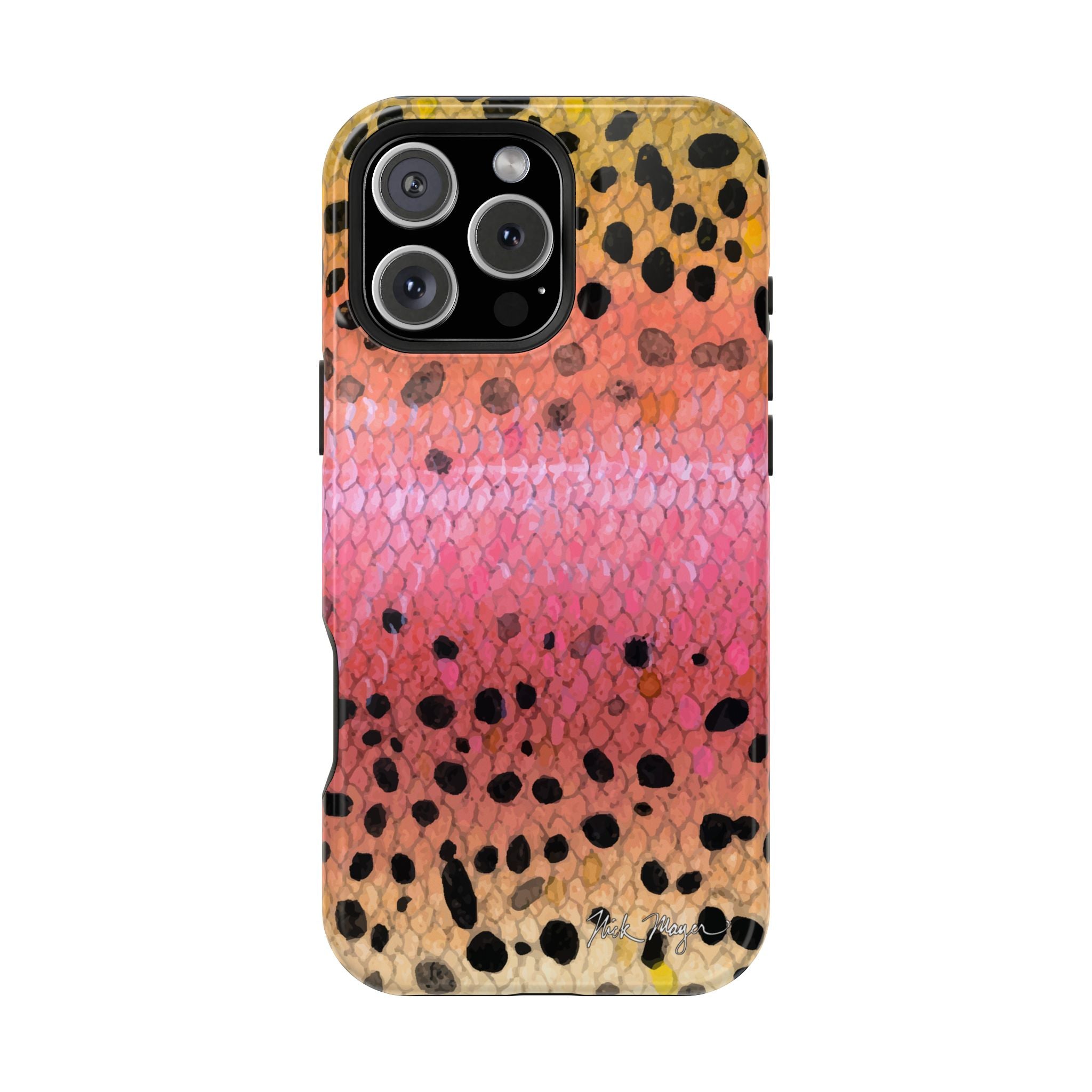 Rainbow Trout Skin MagSafe iPhone Case