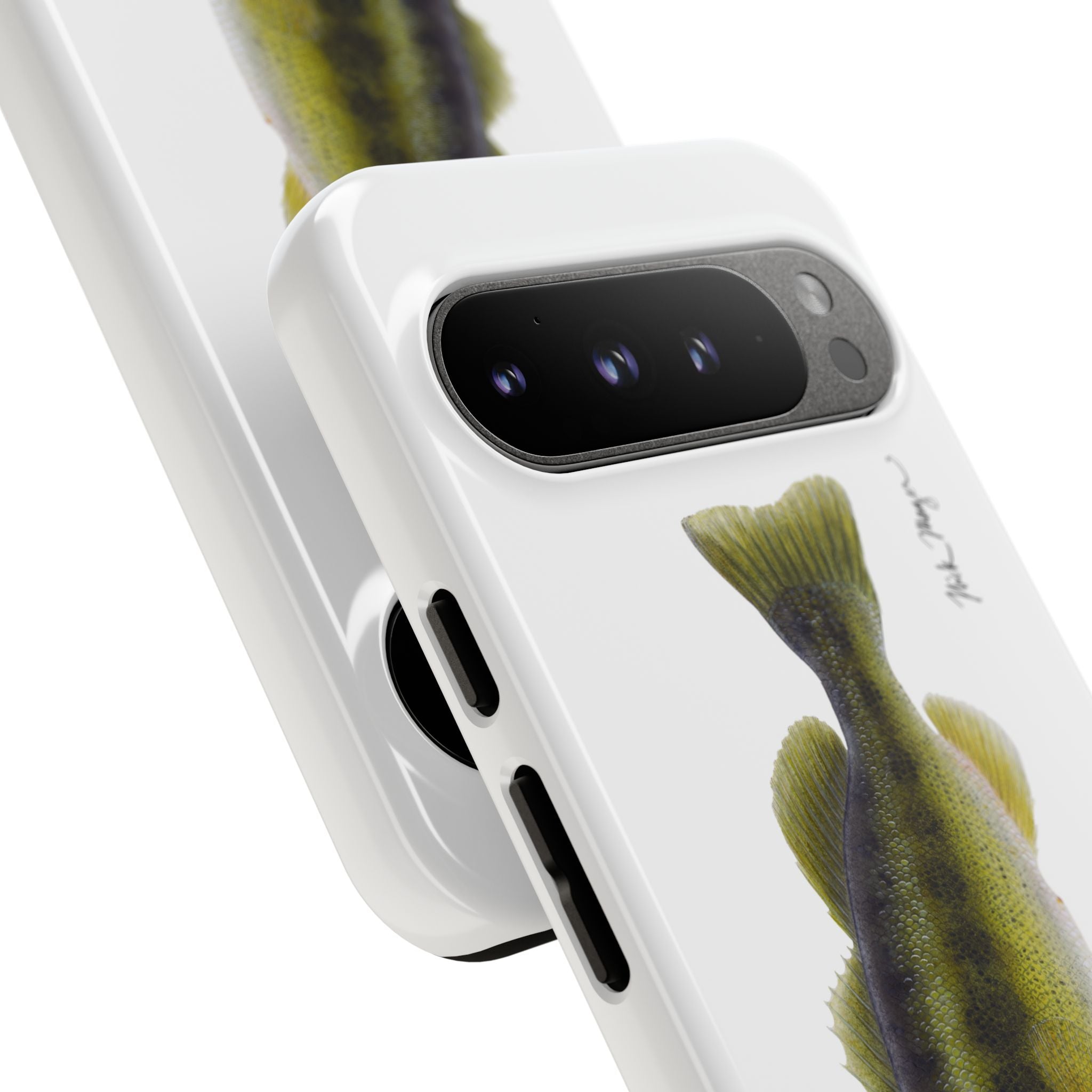 Largemouth Bass White Phone Case (Samsung) Printify